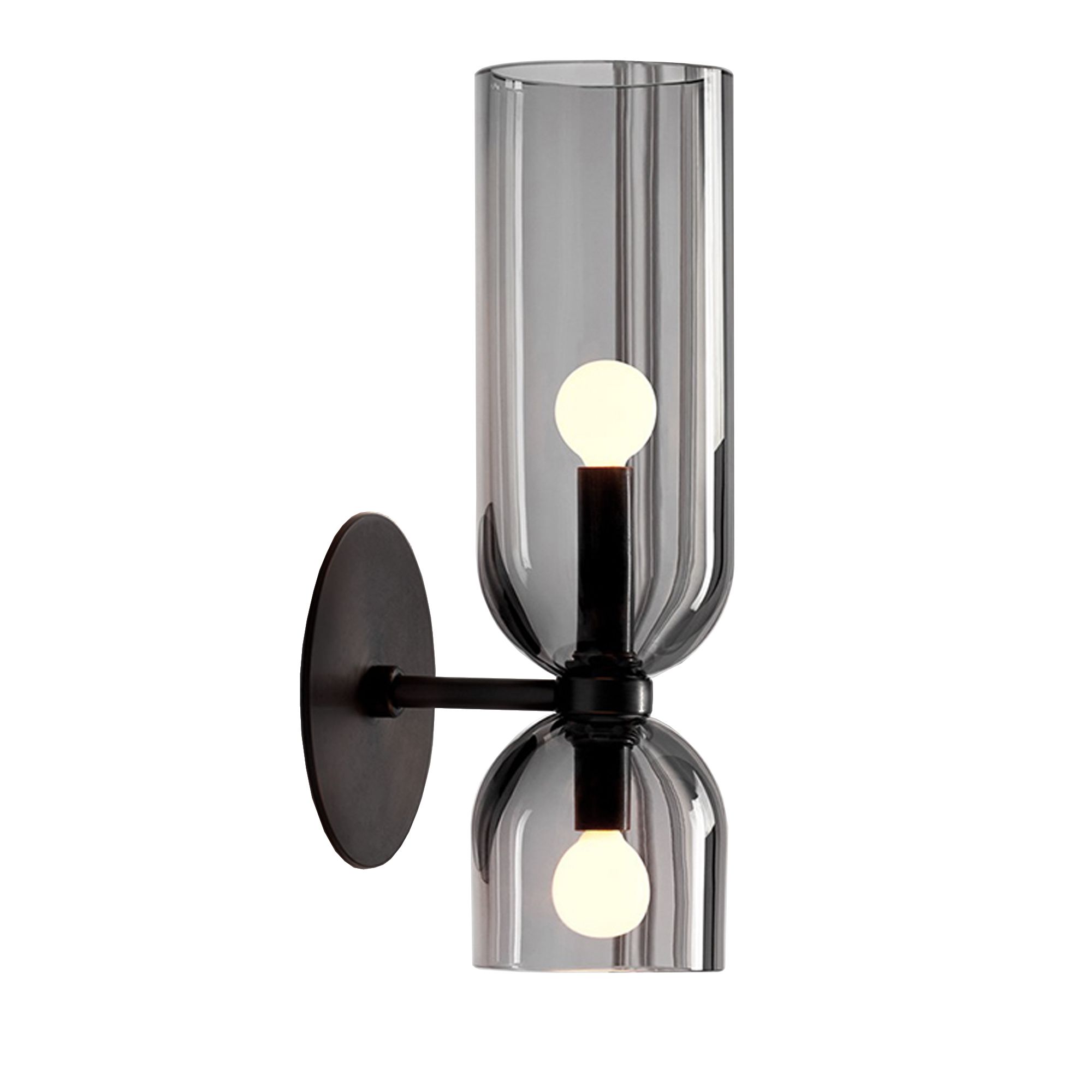 TOOLIGHT væglampe APP1208-2W Sort 14,5x37,5x11cm