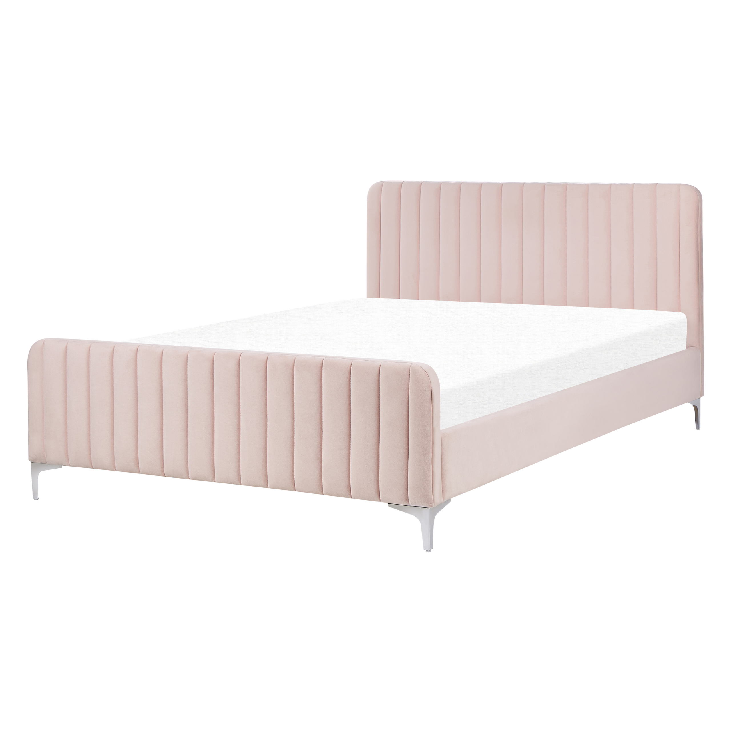 Seng Velour LUNAN 140 x 200 cm Pastellrosa
