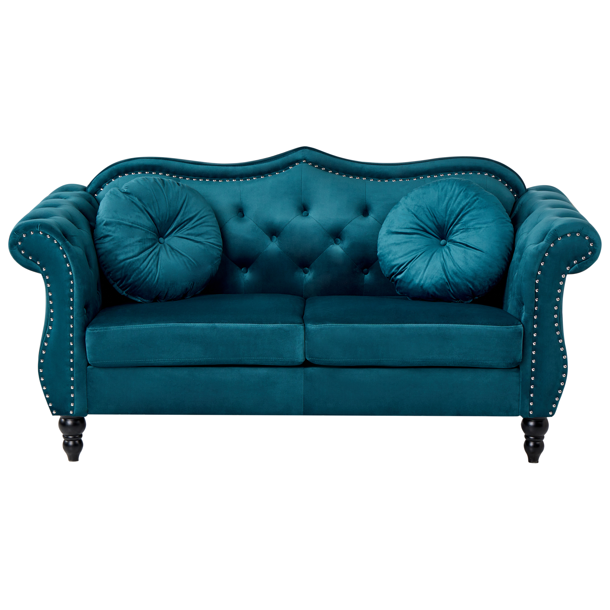 Sofa 2 personers SKIEN Velour Blågrøn