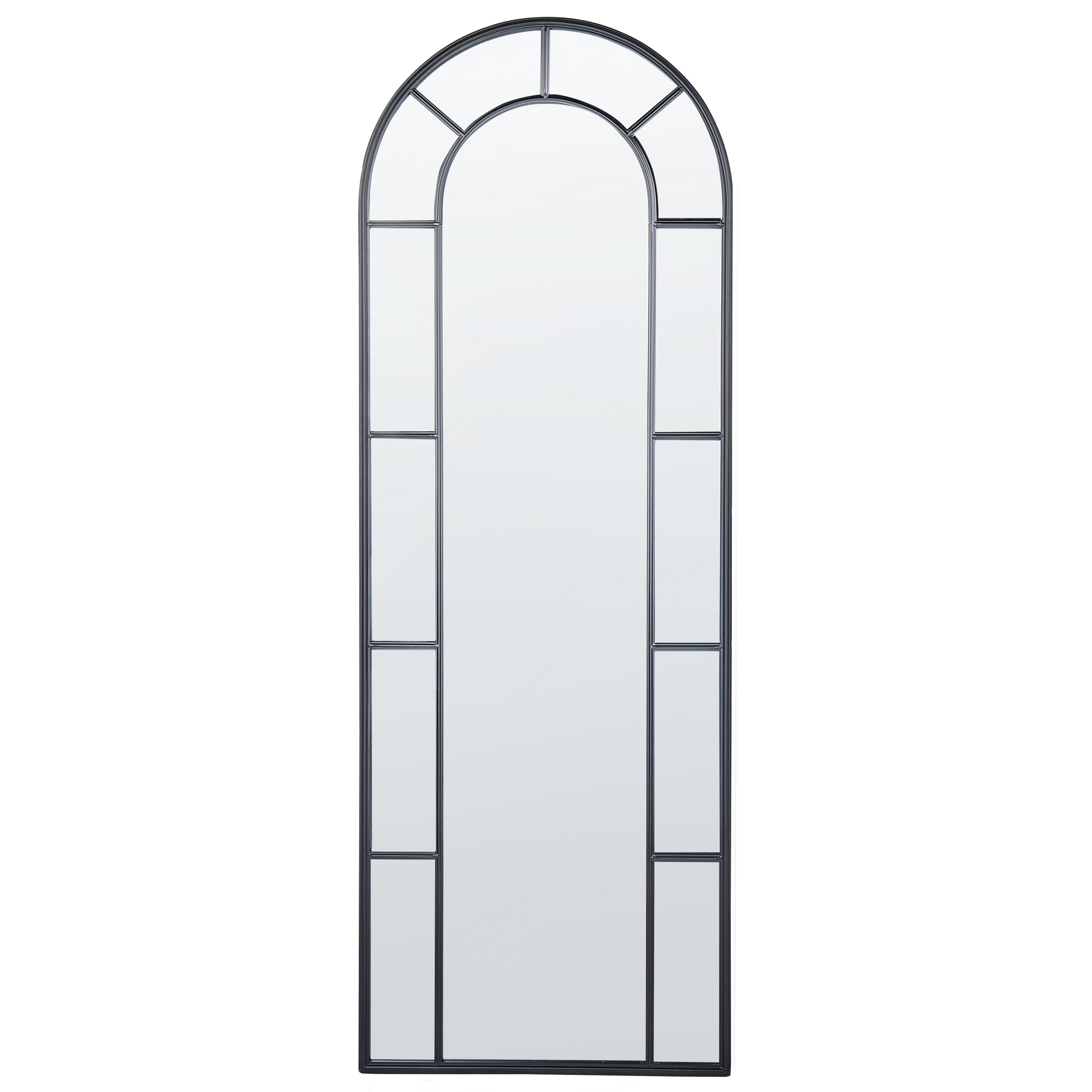Vægspejl CROSSES 60 cm 170 cm Metal Sort