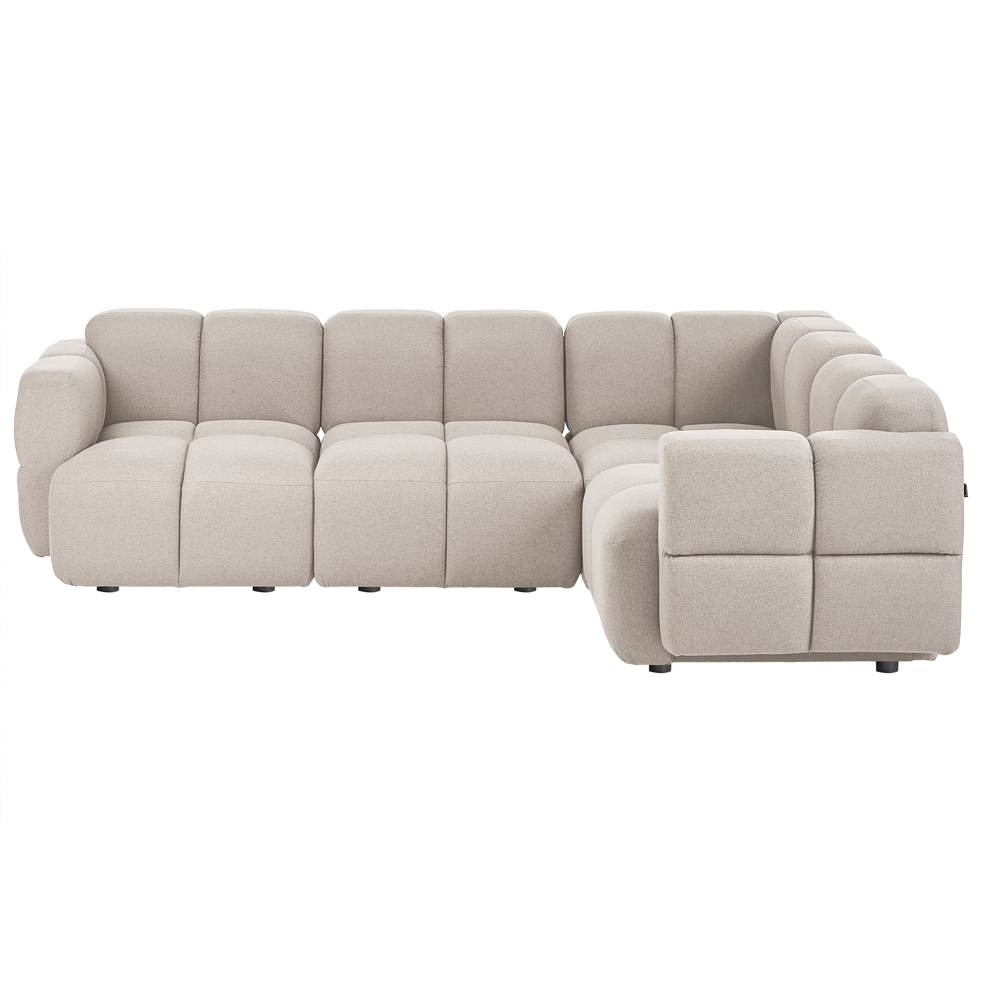 Hjørnesofa modul 4 personers MAKSABERG Beige Venstrevendt