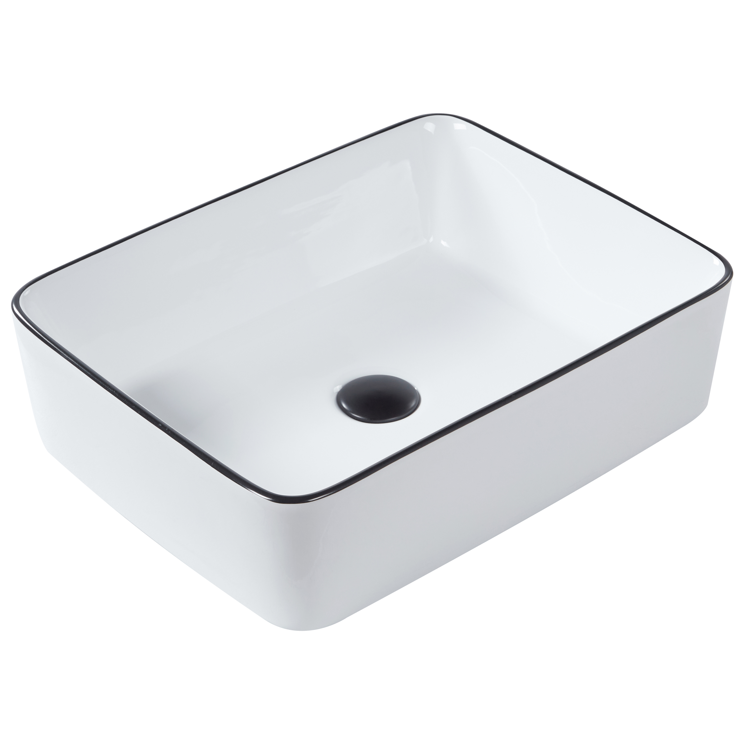 Vask til bordplade XERT 49 x 38 cm Keramik Hvid