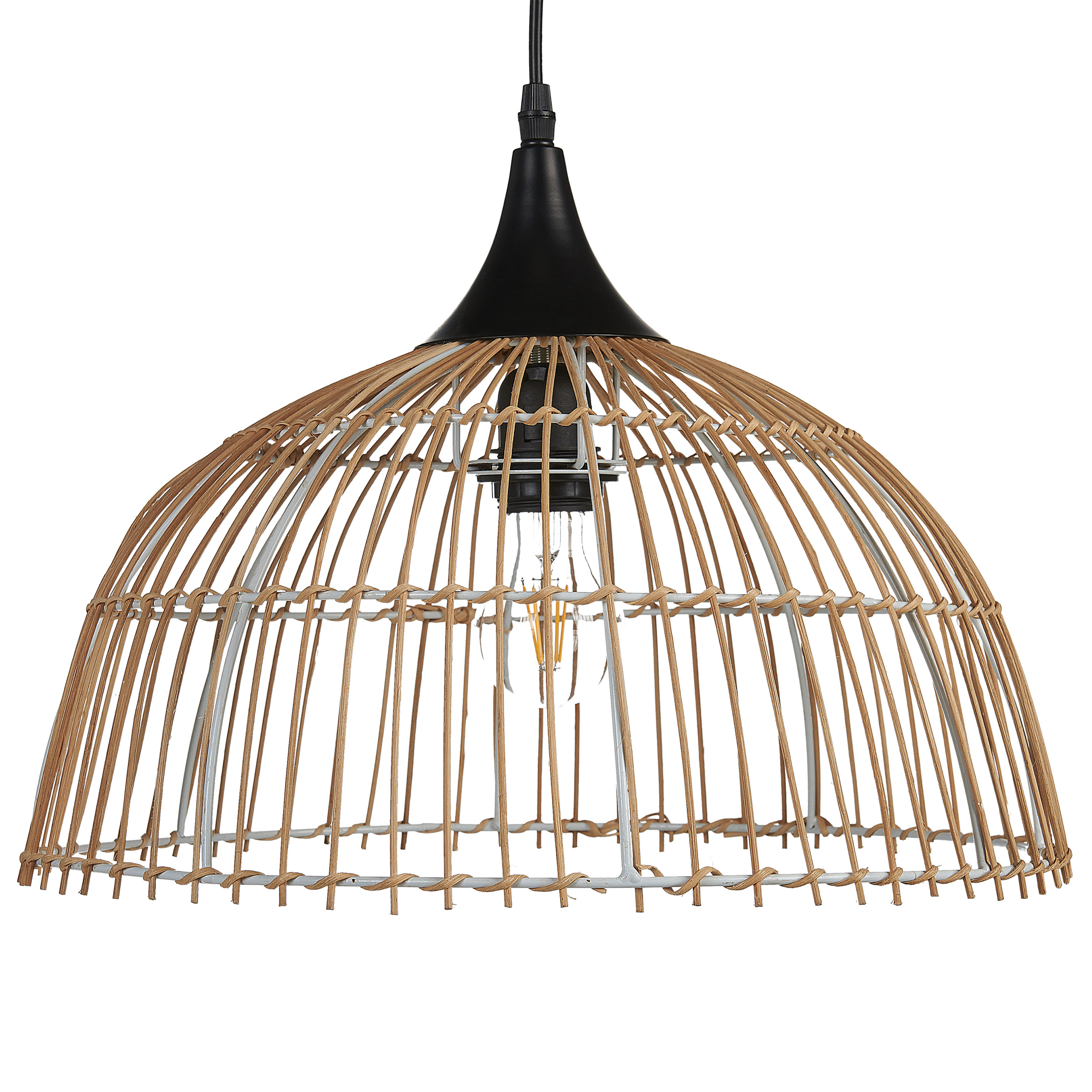 Loftlampe BARARIS Rattan Naturlig