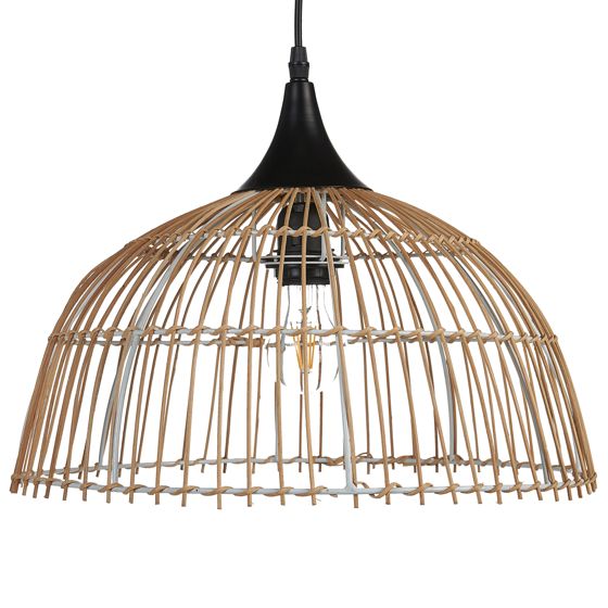 Loftlampe BARARIS Rattan Naturlig