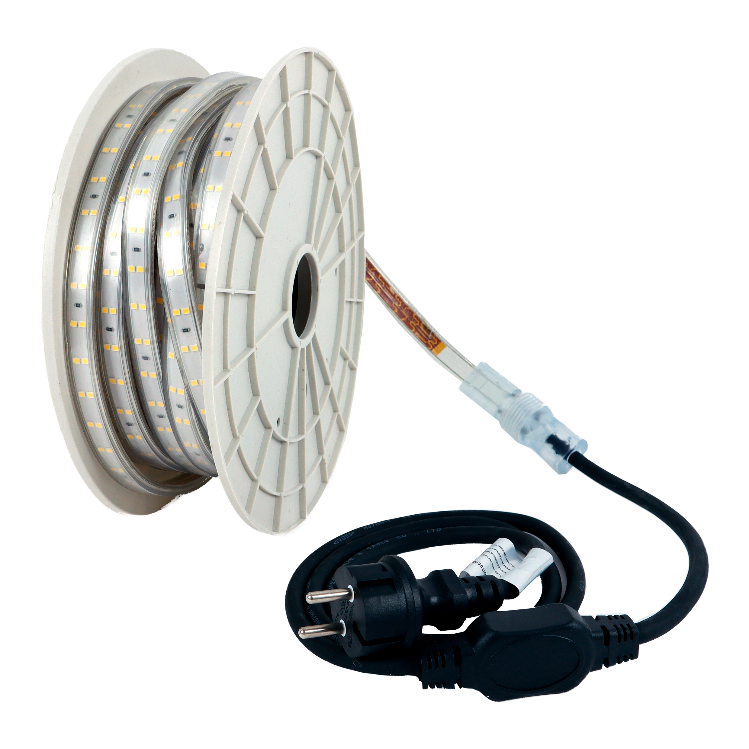 Led Energie Byggepladslysstrimmel 230V 15m 14*7mm 12000lm 4000K 8W/m 800lm/m
