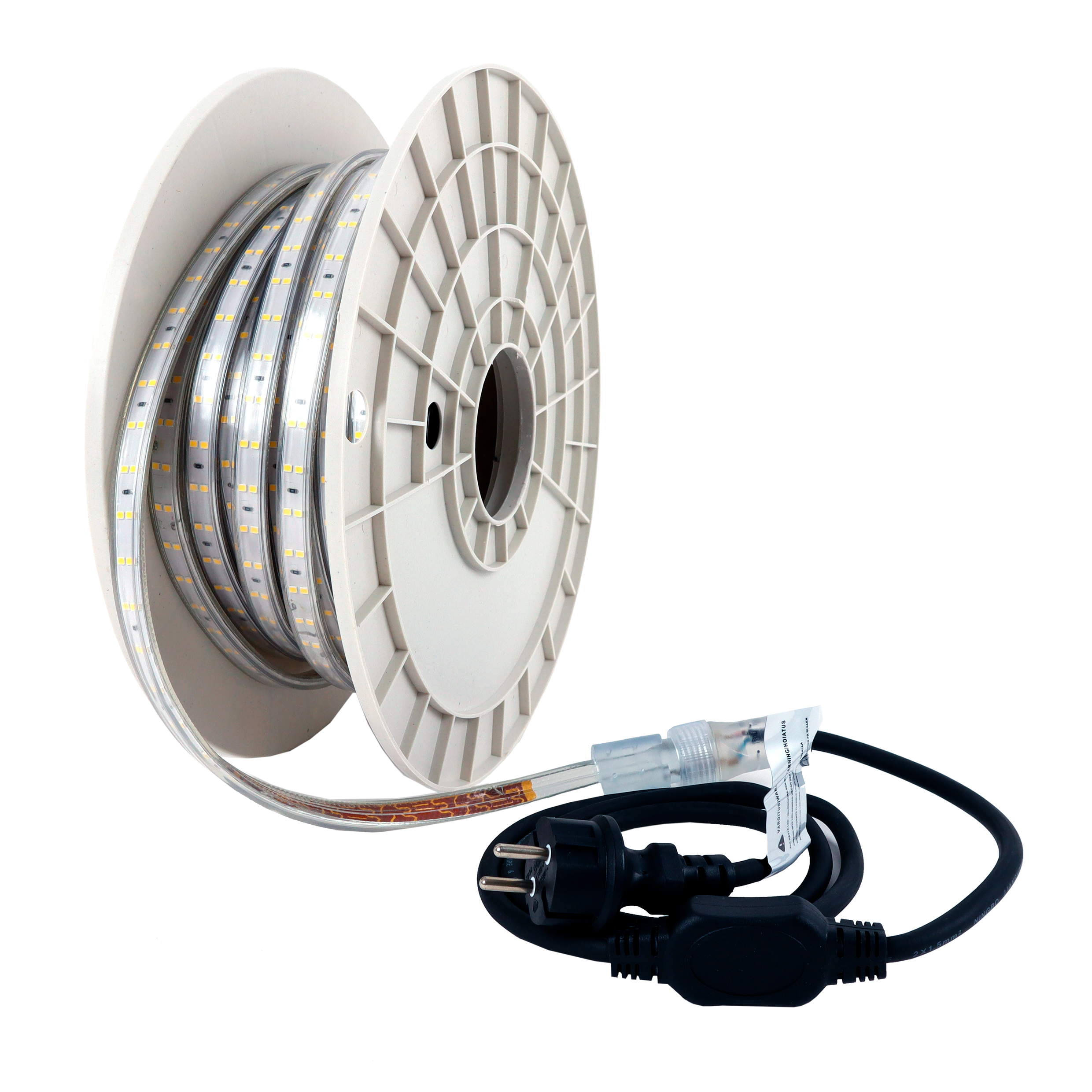 Led Energie Byggepladslysstrimmel 230V 25m 14*7mm 20000lm 4000K 8W/m 800lm/m