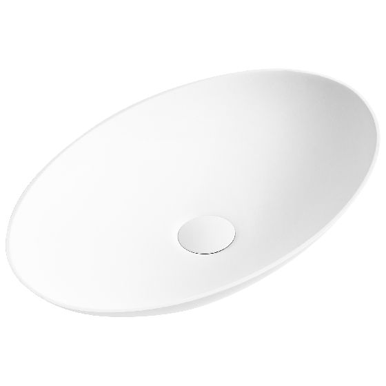 Vask til bordplade ACURIZAL 50 x 32 cm Hvid