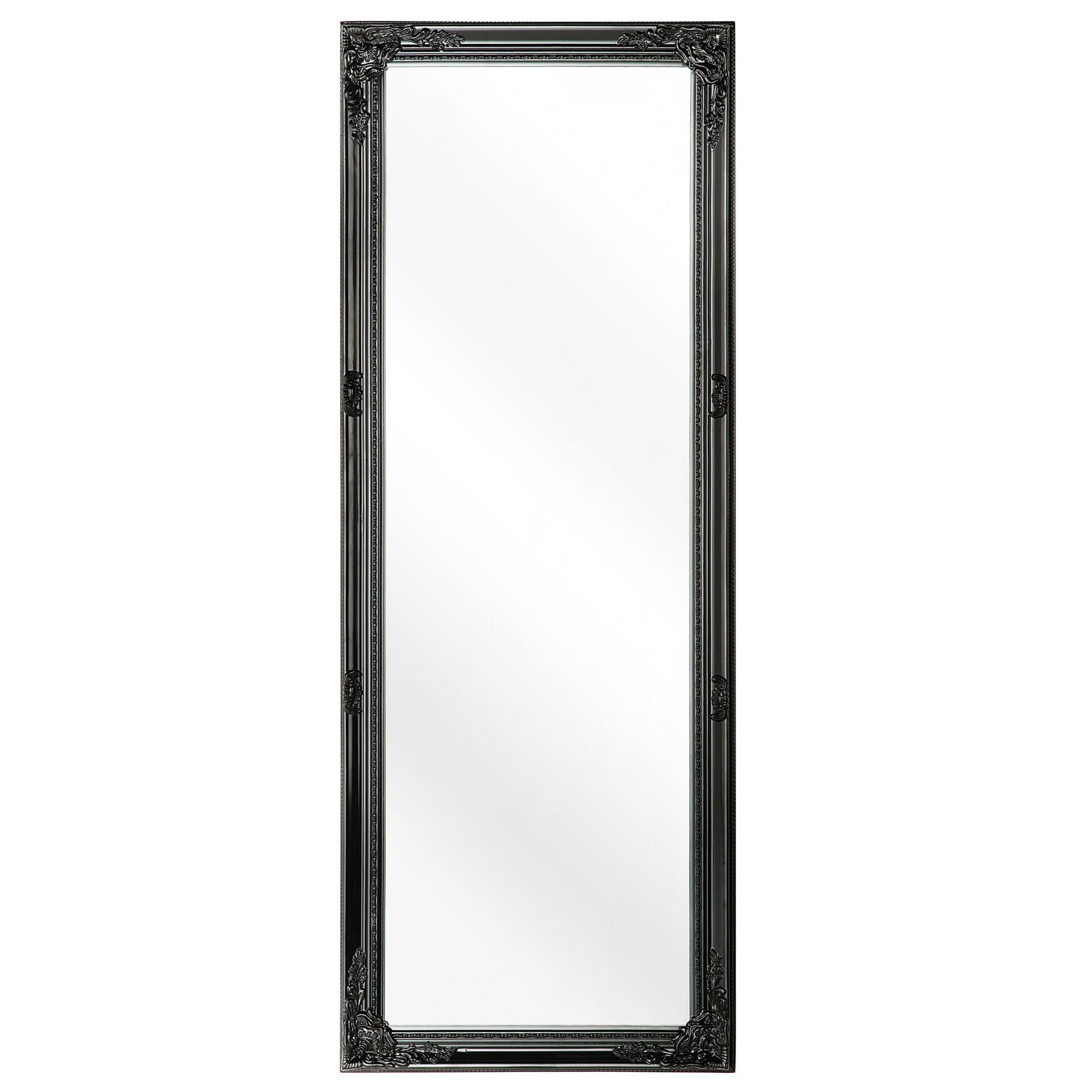 Vægspejl FOUGERES 50 cm 130 cm Sort