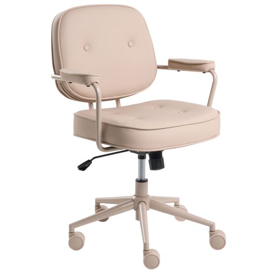 Skrivebordsstol PARAMUS Kunstlæder Beige