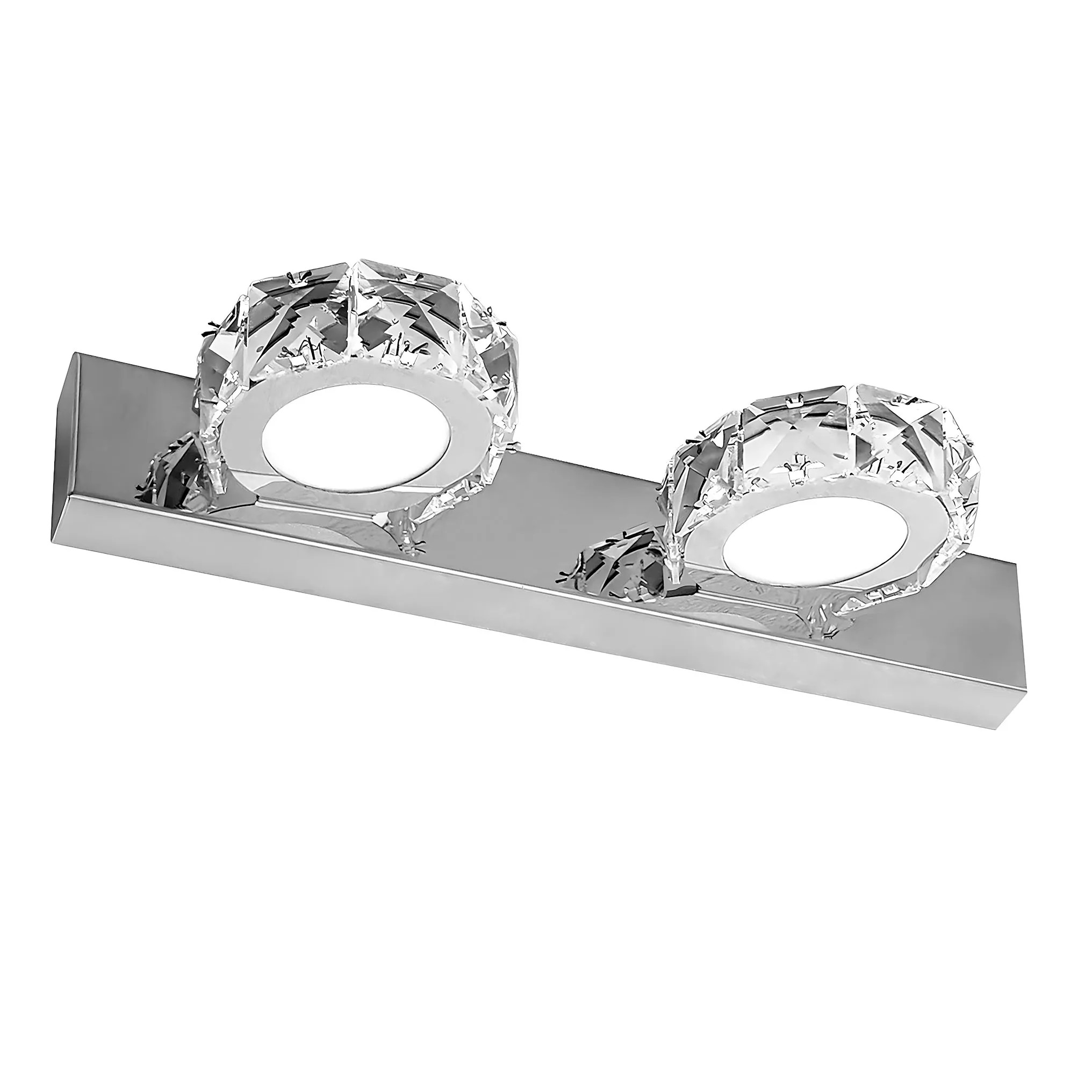 TOOLIGHT væglampe APP1936-2W LED Krom 12x12x32cm
