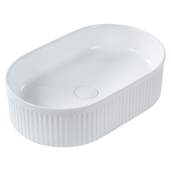 Vask til bordplade GELDO 49 x 31 cm Keramik Hvid