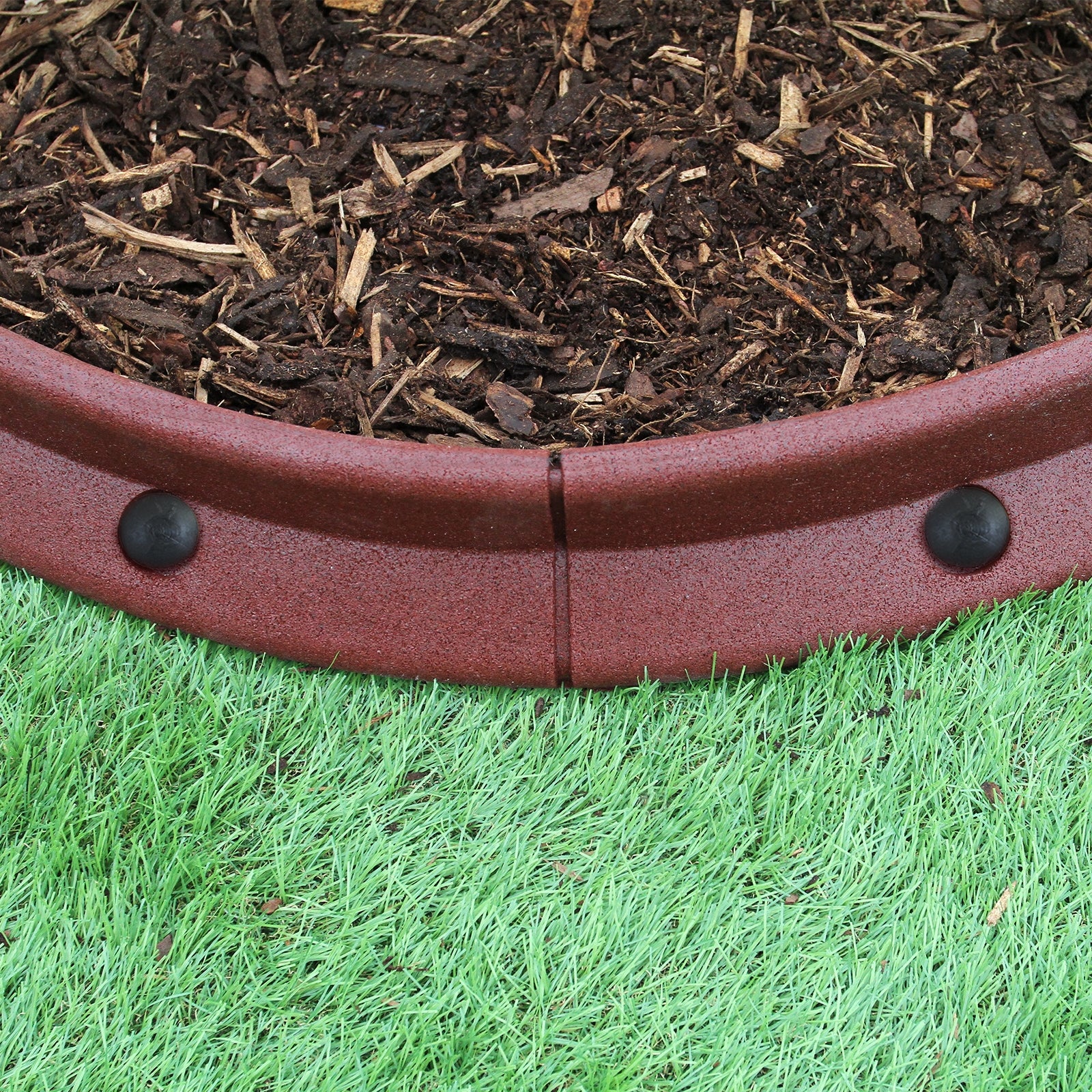 Fleksibel plænekant terrakotta 1,2 m x 36