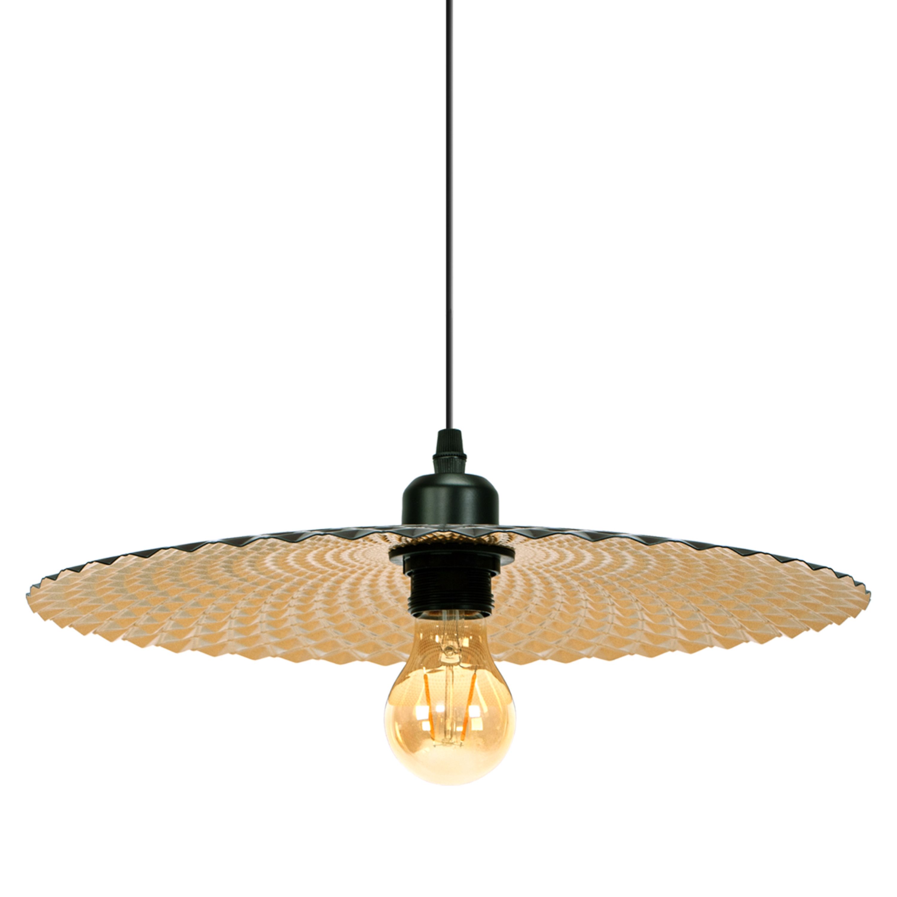 TOOLIGHT hængende loftlampe APP1290-1CP Børstet guld 20x20x25cm