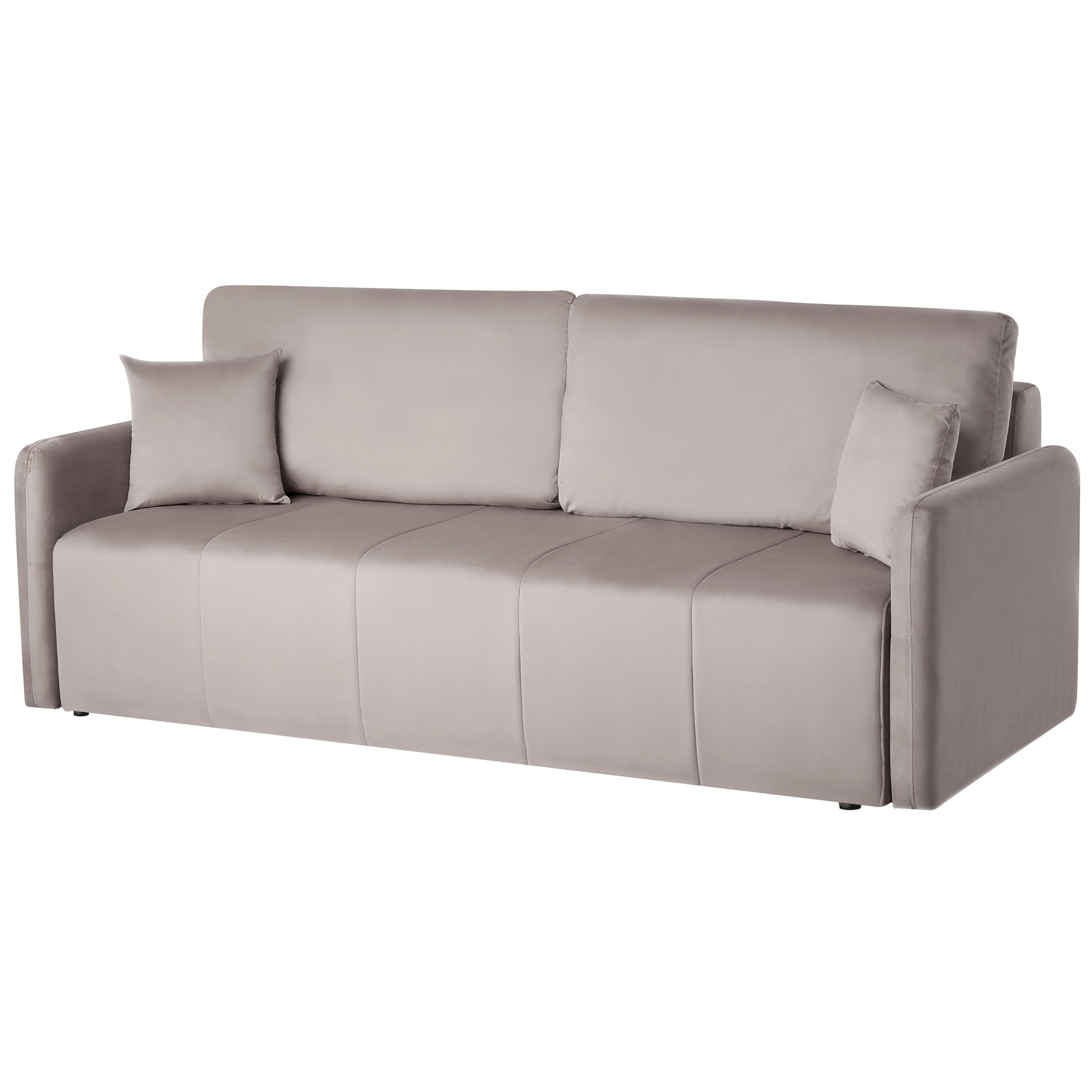 Sovesofa 3 personers EGGE Velour Brungrå