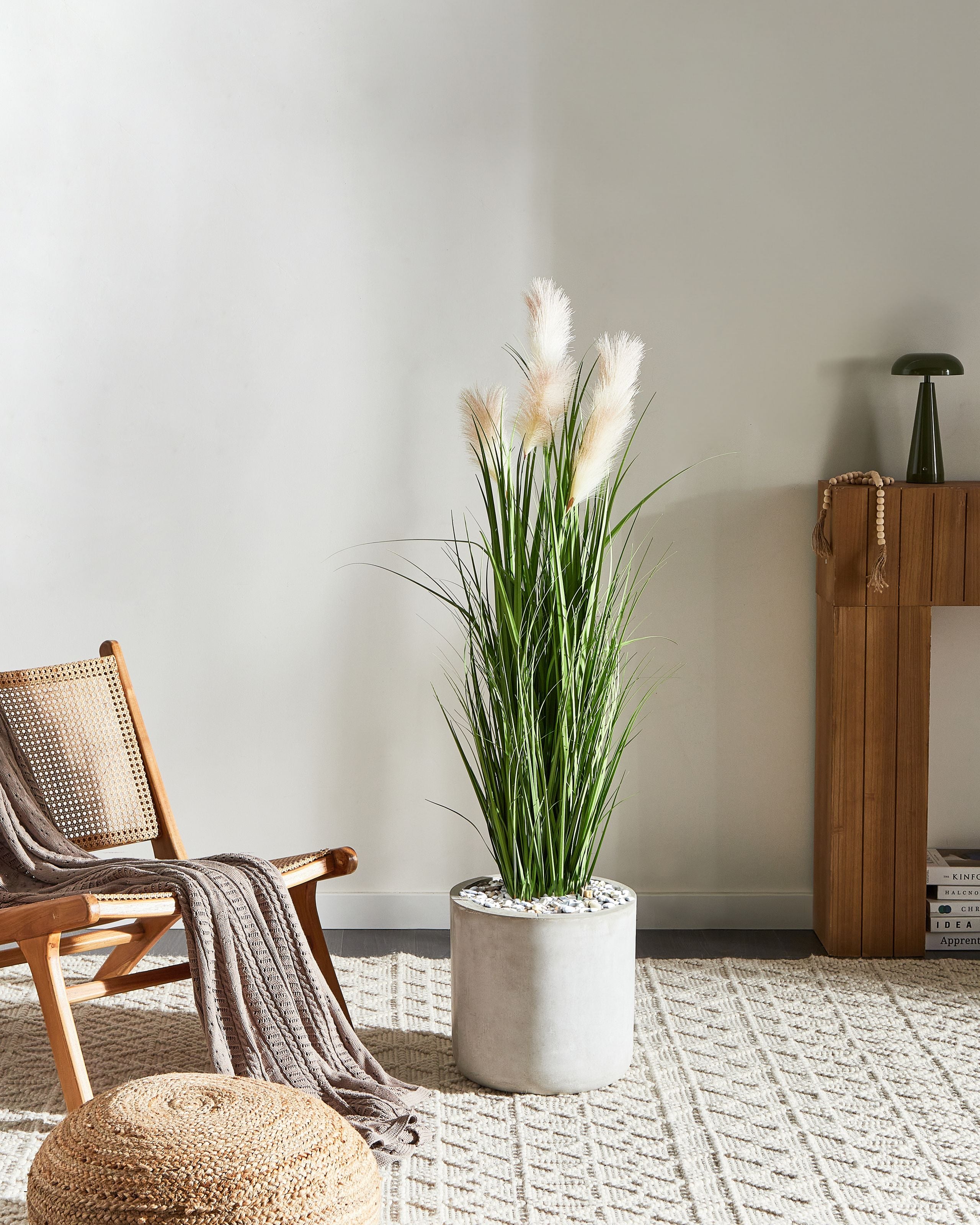 Kunstig plante PAMPAS GRASS 130 cm Grøn