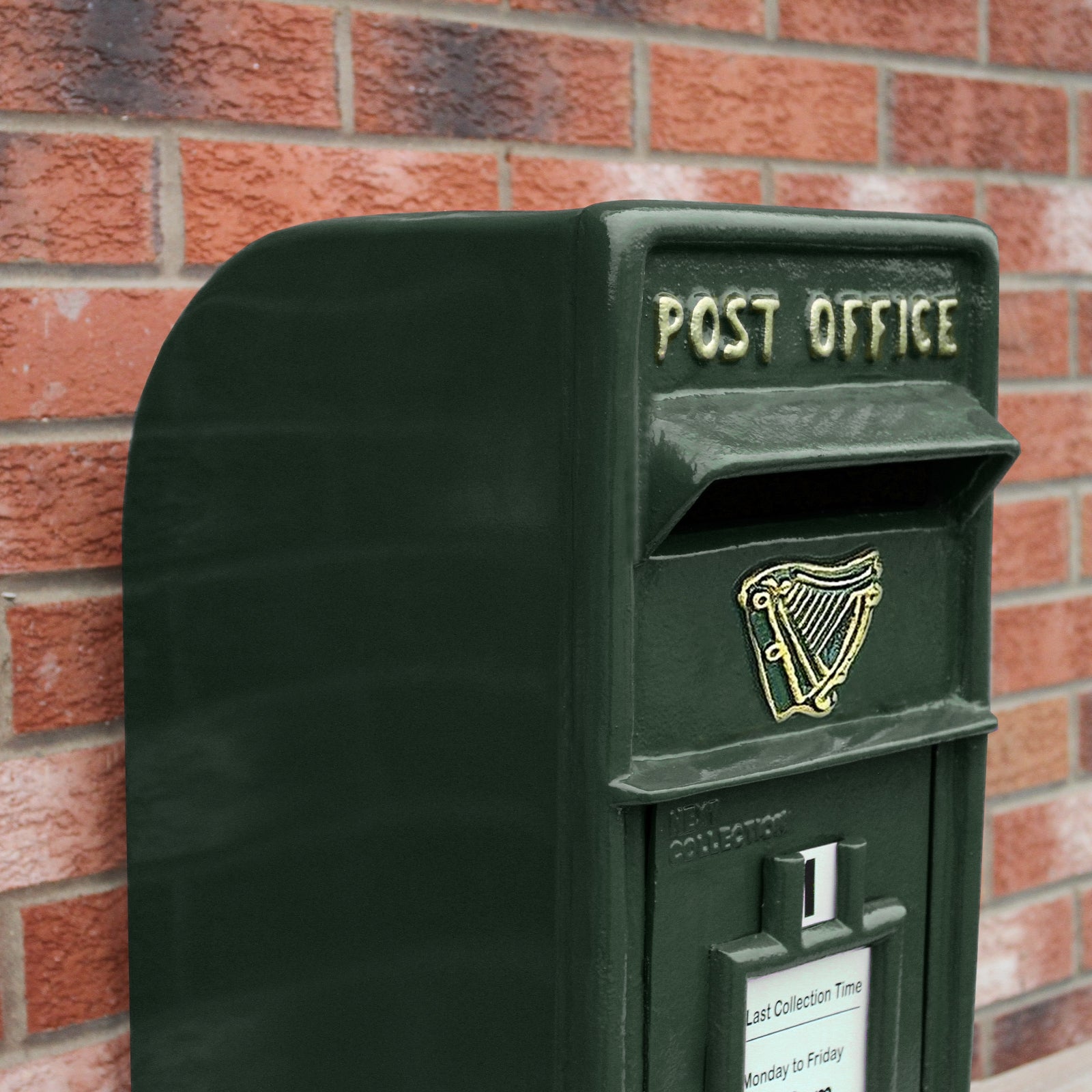 Grøn irsk postkasse
