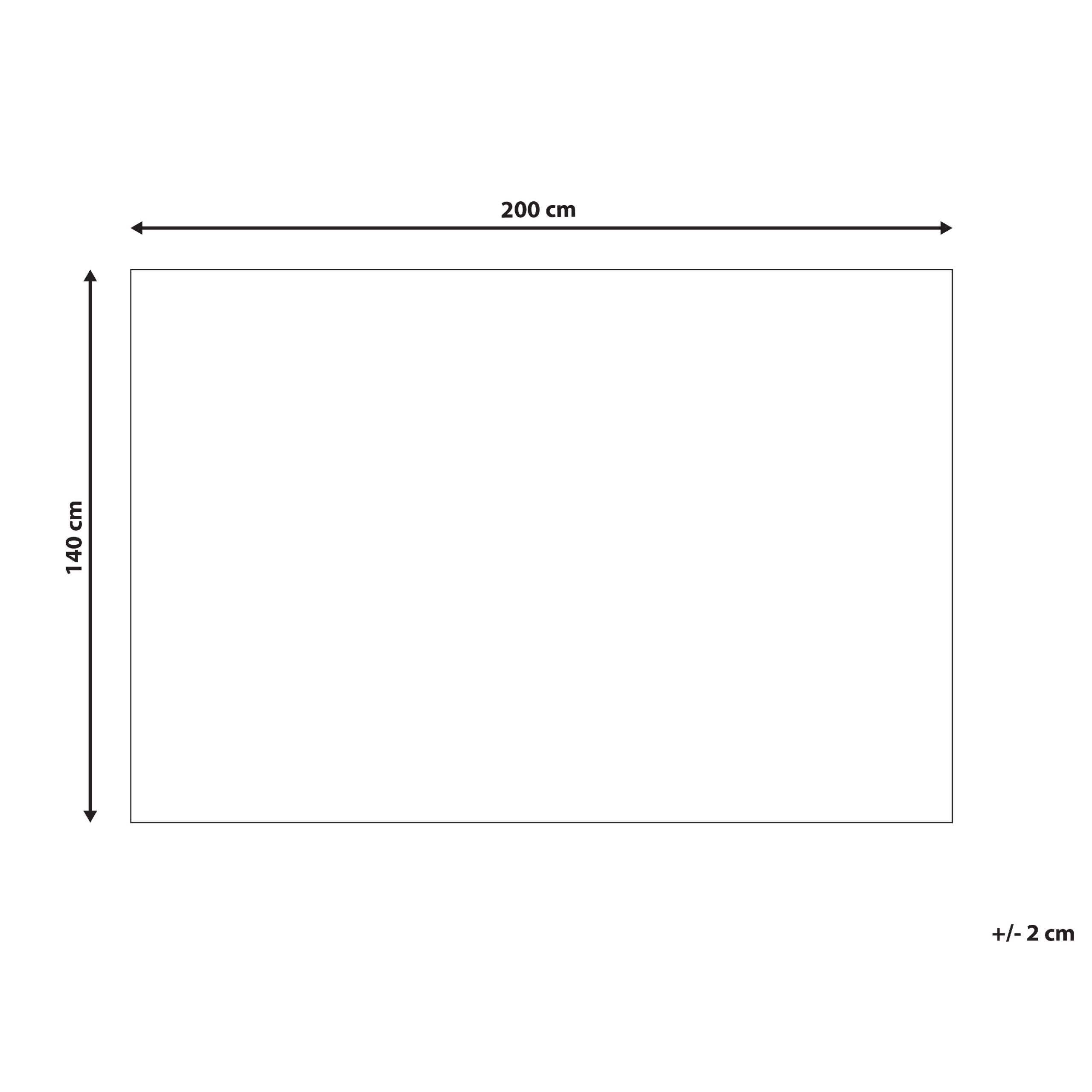 Gulvtæppe ELLEK Hvid 140 x 200 cm Uld