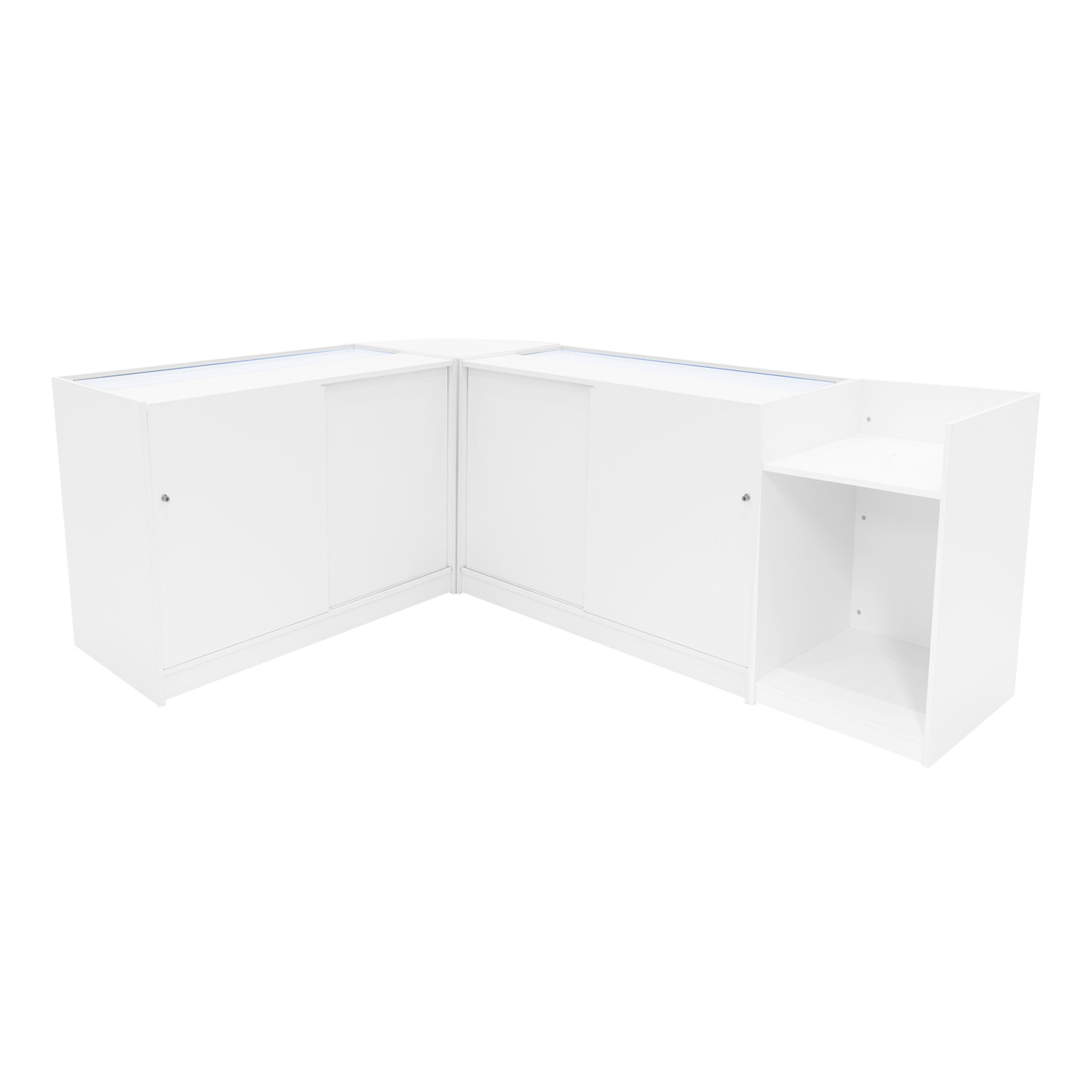 Gravity LED butiksdisk serie B1200, C1200, TB60 og CM60 - hvid