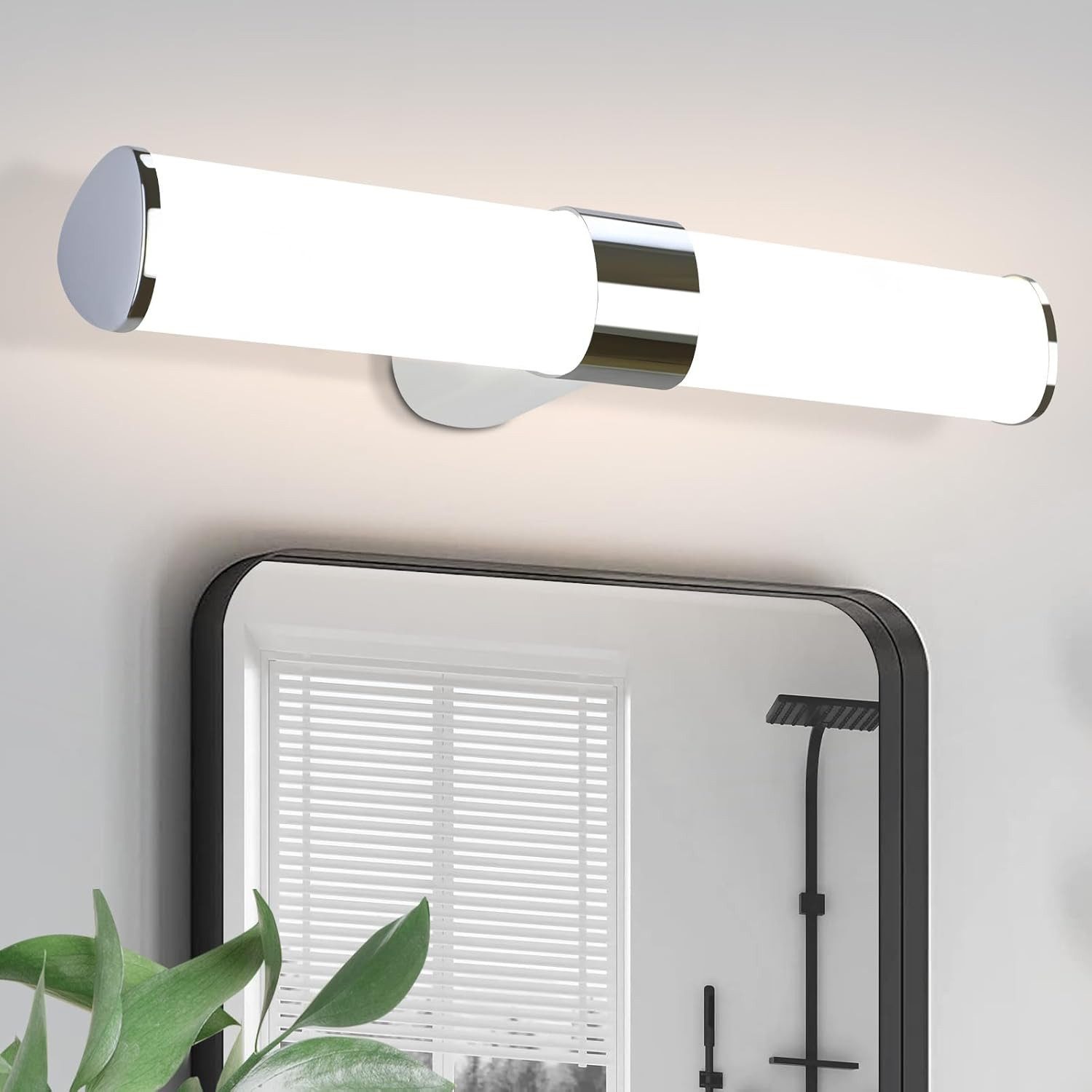 NETTLIFE LED - væglampe, grå, metal