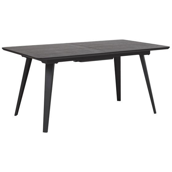 Spisebord med udtræk IRVINGTON Sort 160/200 cm 90 cm