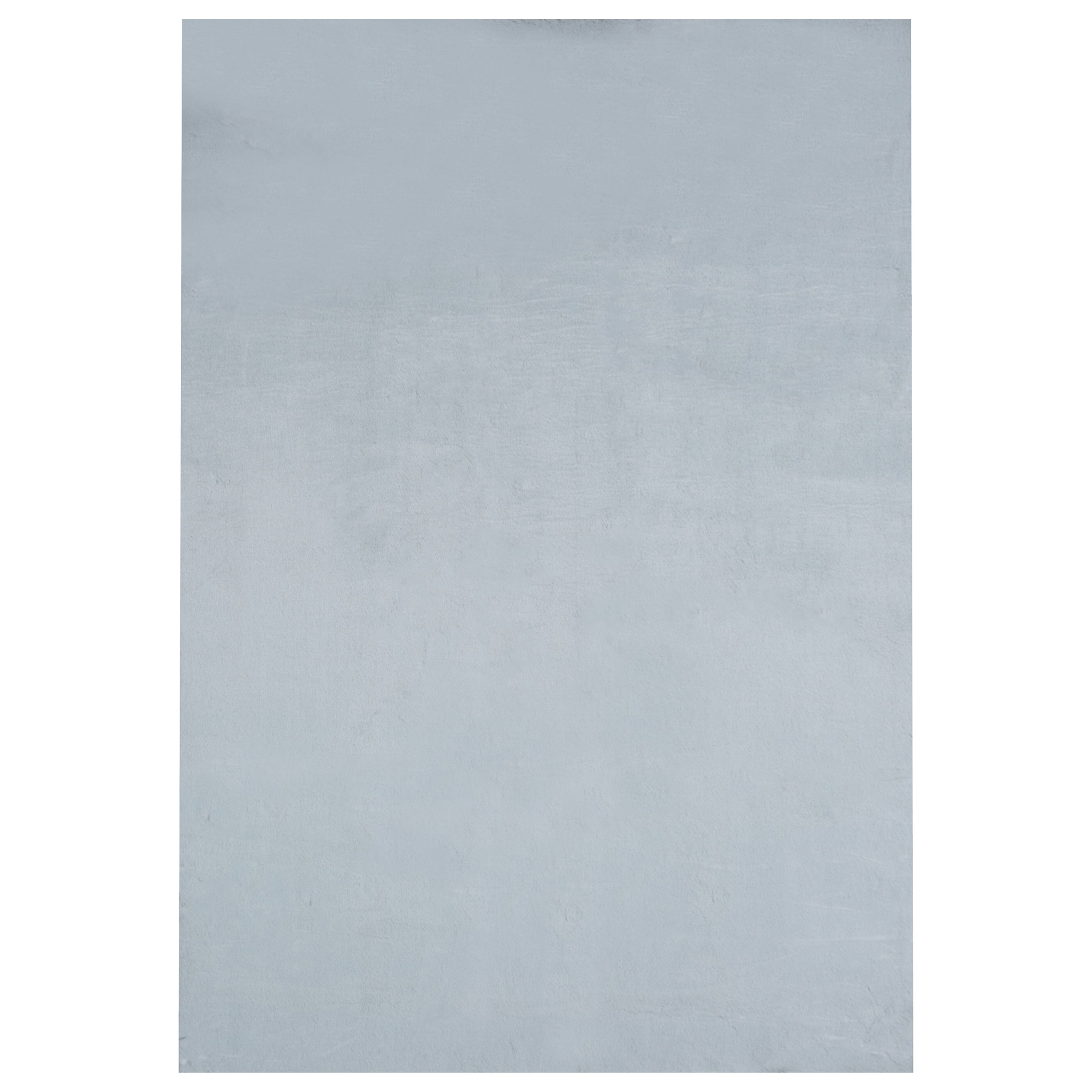 Tæppe af kunstpels MIRPUR Lysegrå 160 x 230 cm