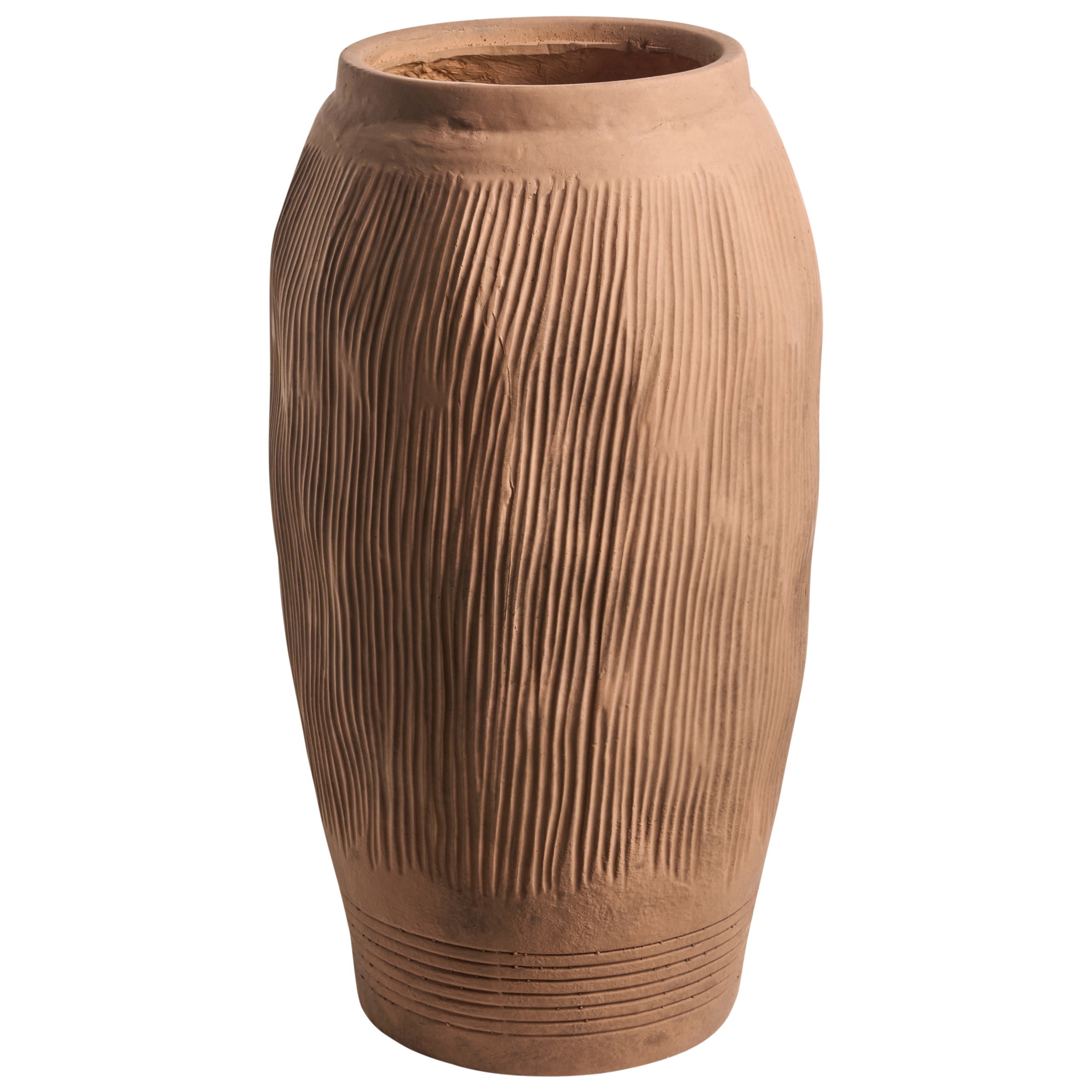 Blomstervase TRIKALA 50 cm Lysebrun