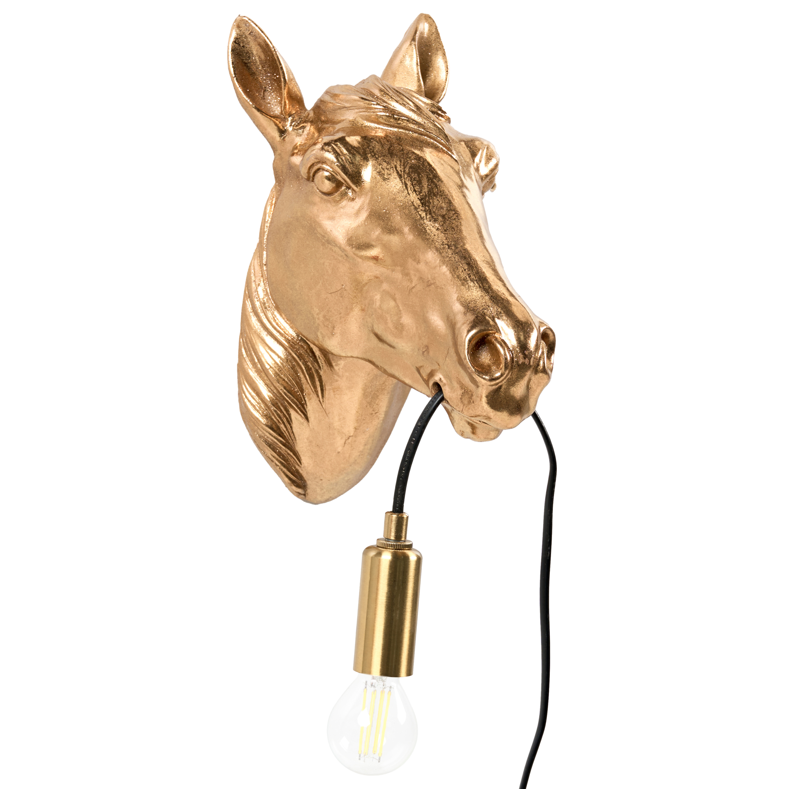 Væglampe Hest PHILIPPE Guld