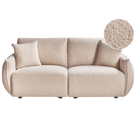 Modulsofa 2 personers MESNALI Boucle Beige