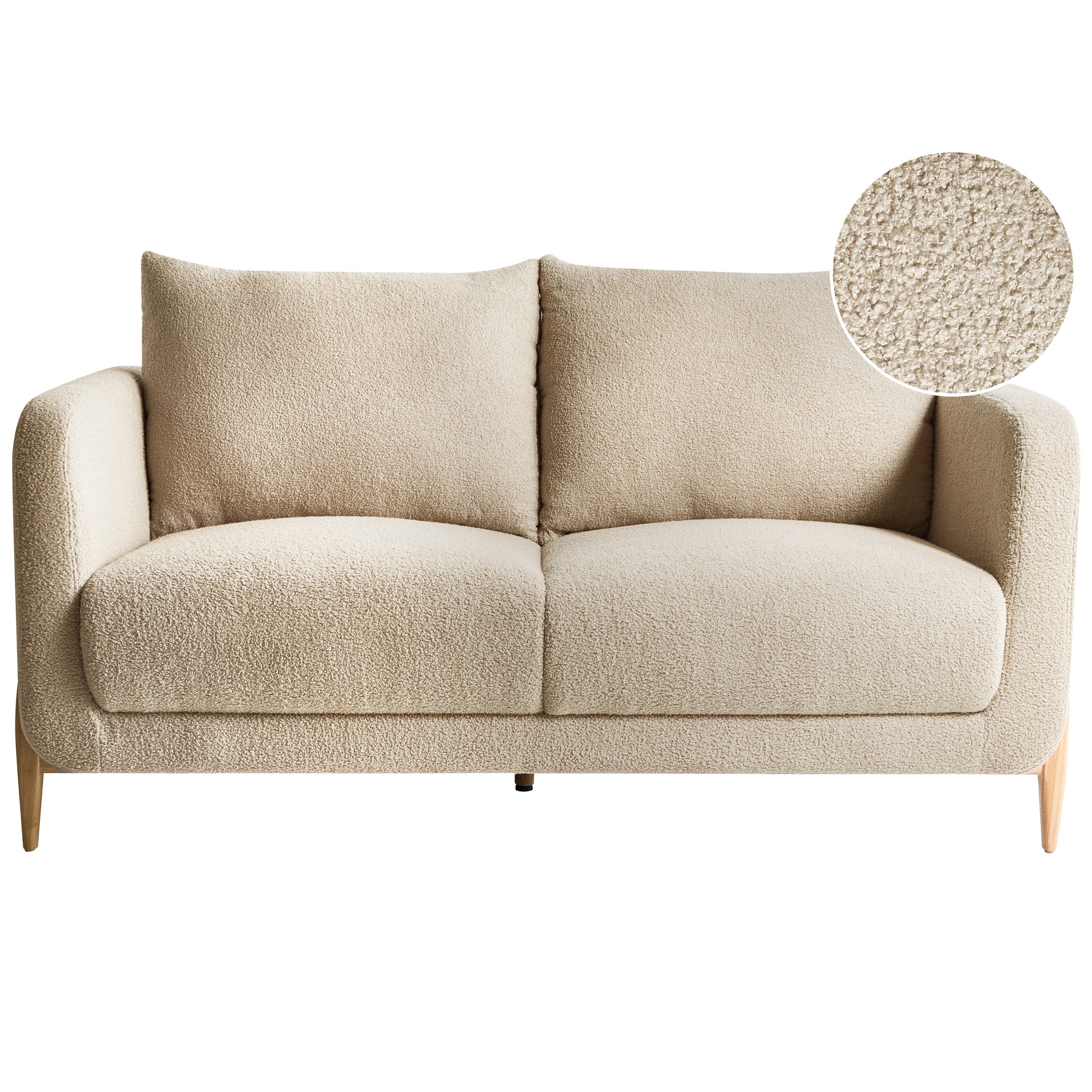 Sofa 2 personers GIMO Boucle Beige