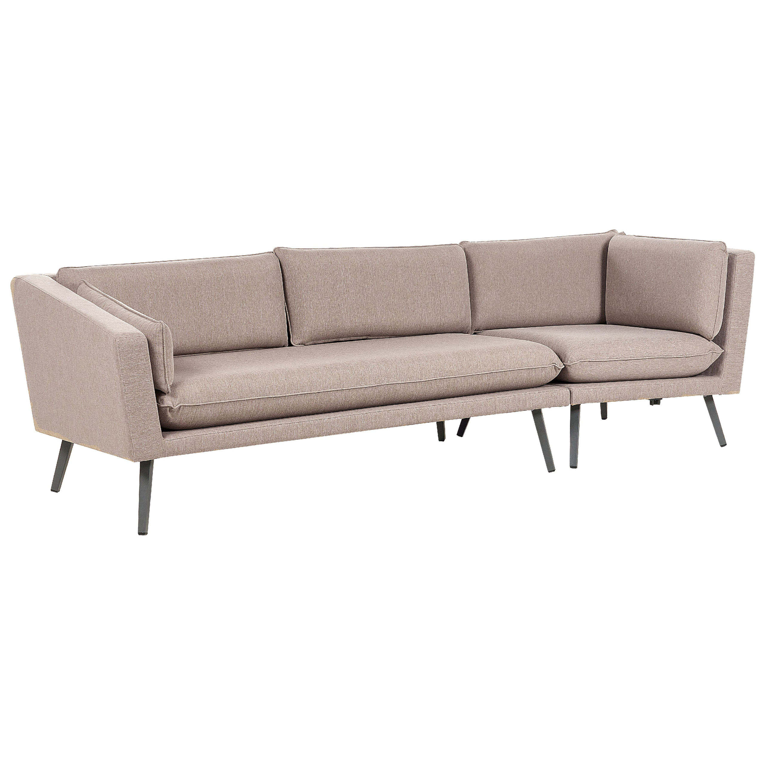 Havesofa 3 personers LORETELLO Beige Højrevendt