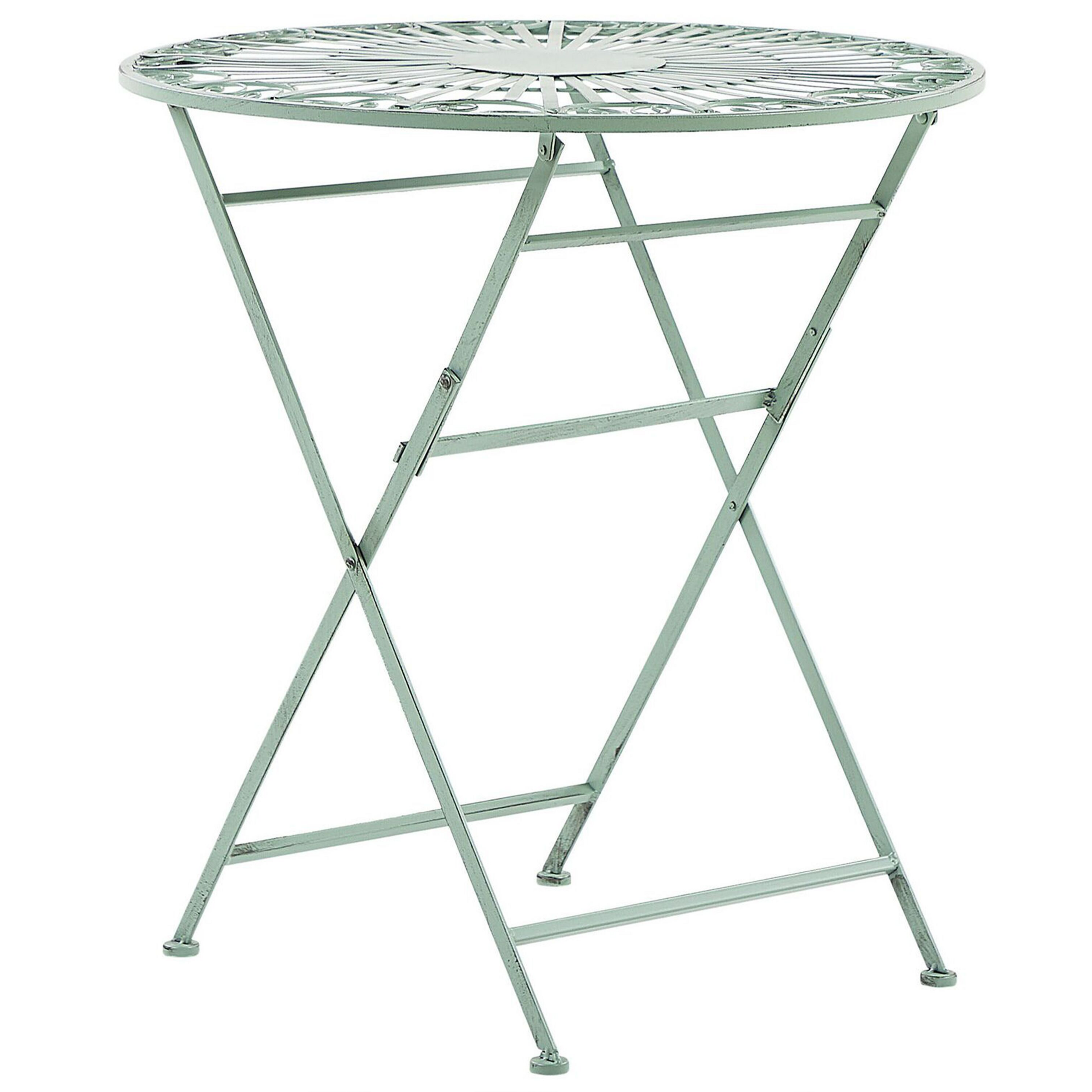 Bistro bord TRENTO 70 cm 70 cm Metal Lysegrøn
