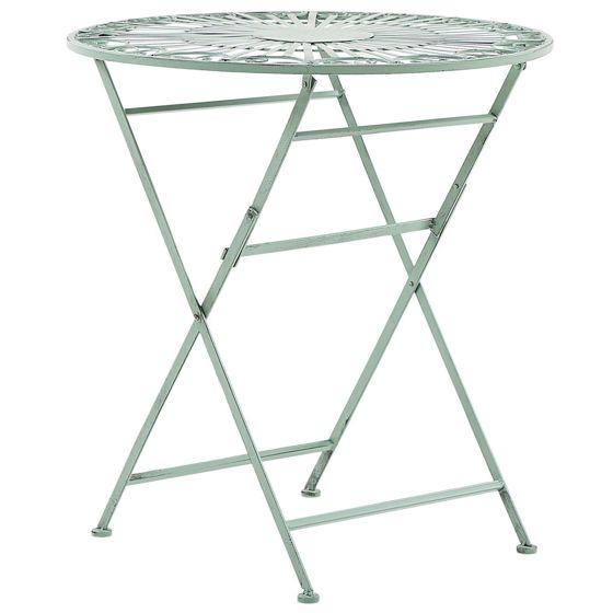 Bistro bord TRENTO 70 cm 70 cm Metal Lysegrøn