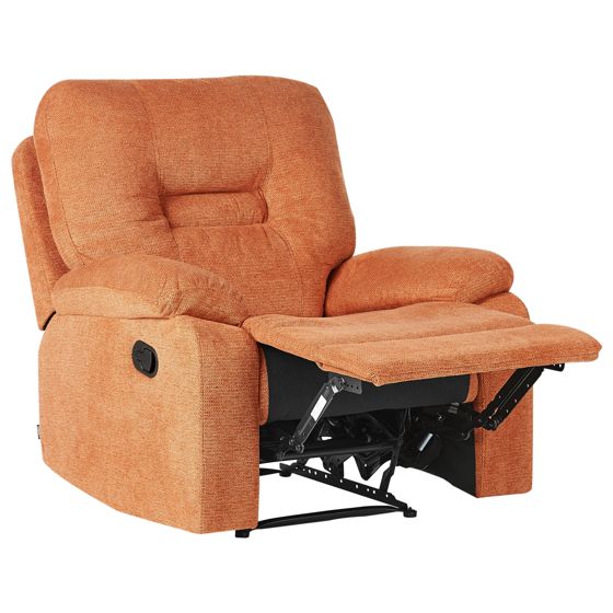 Recliner stol BERGEN Inkl. fodstøtte Orange