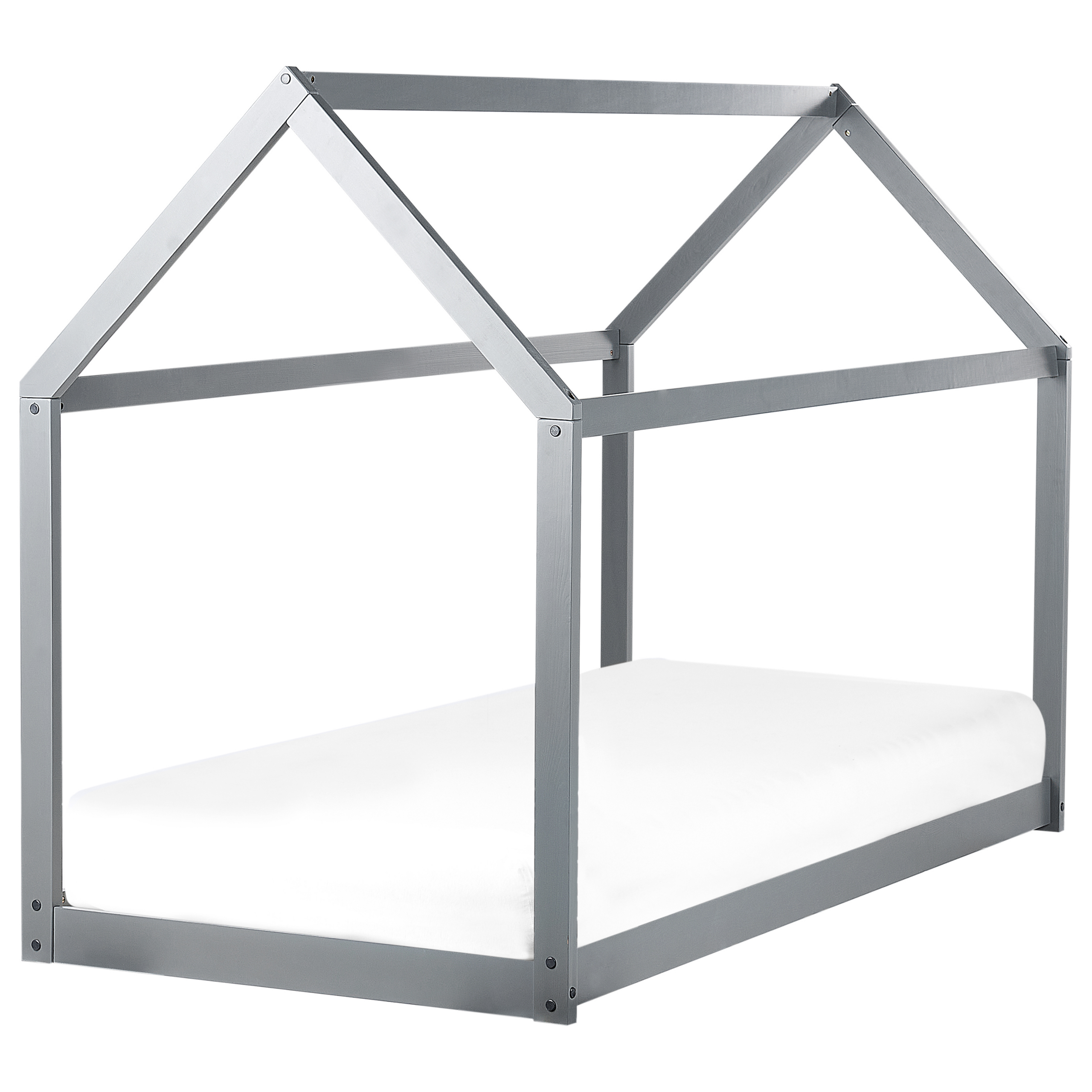 Børneseng Hus Fyretræ TOSSE 90 x 200 cm Grå