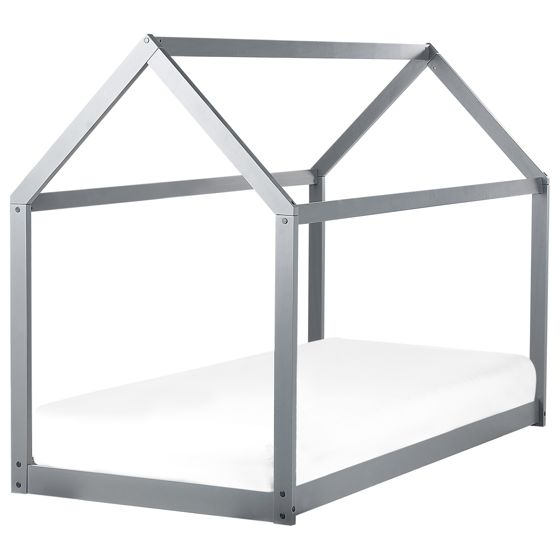 Børneseng Hus Fyretræ TOSSE 90 x 200 cm Grå