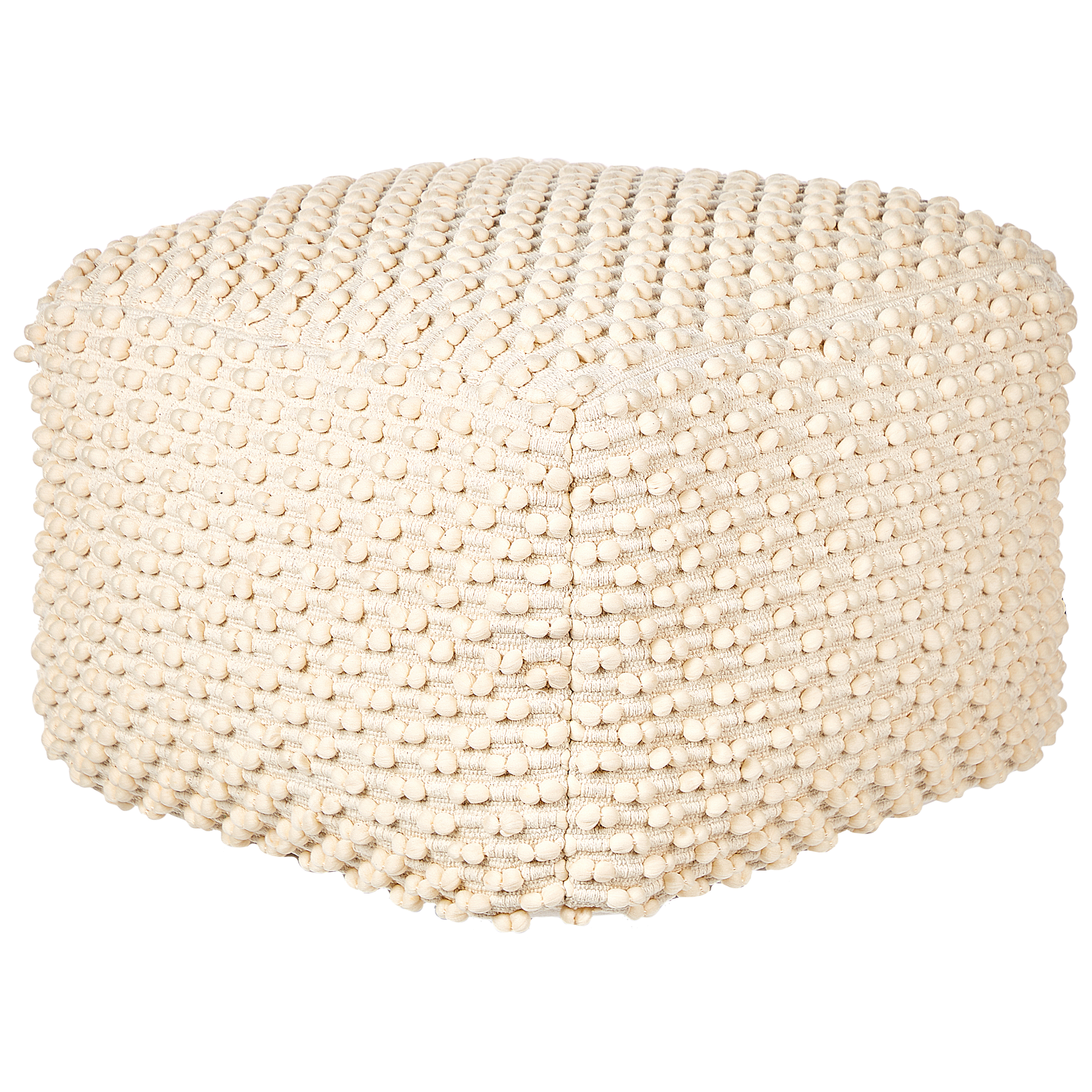 Puf KINGRI Bomuld Lys Beige