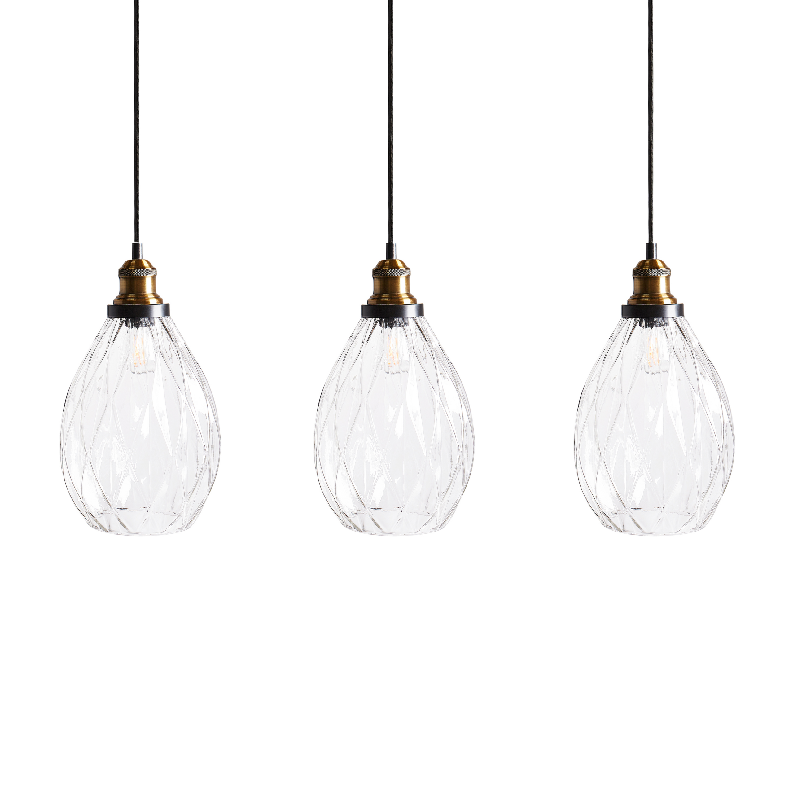 Loftlampe COOSA Glas Transparent