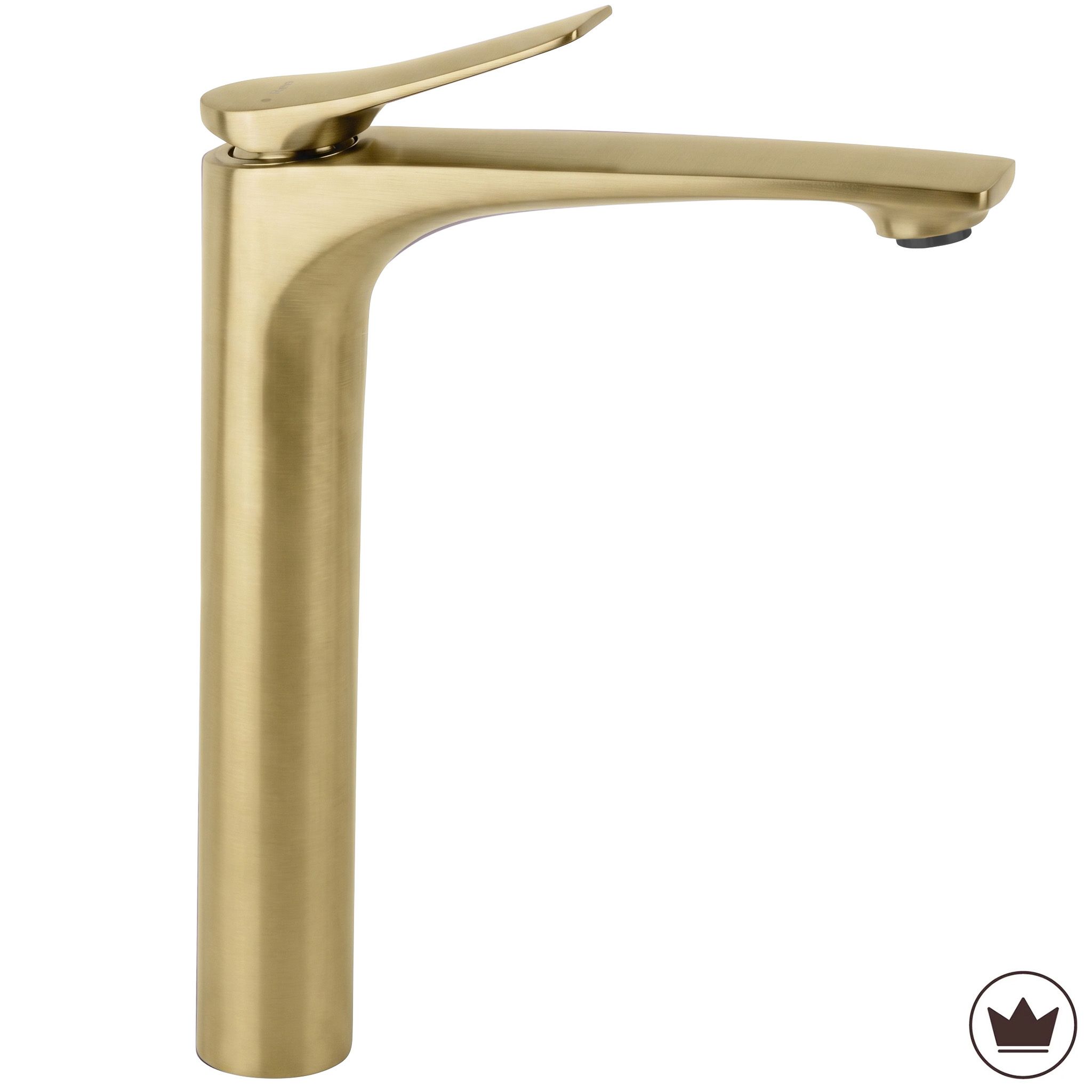 REA Premium håndvaskarmatur VISION Høj Børstet guld, 15x5x26,5cm