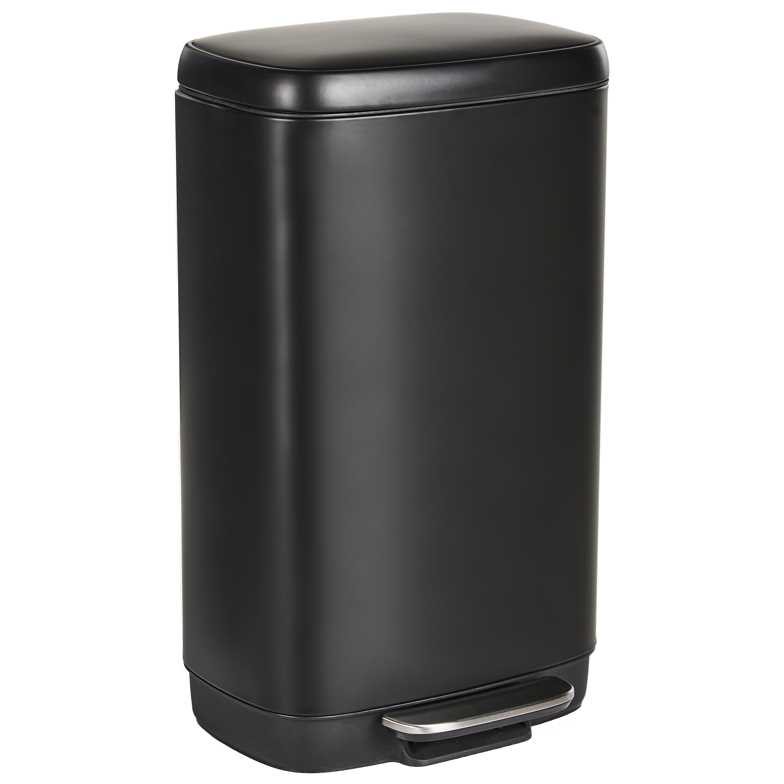 Affaldsbeholder med pedal 30 L ECOCOLLECT Metal Sort