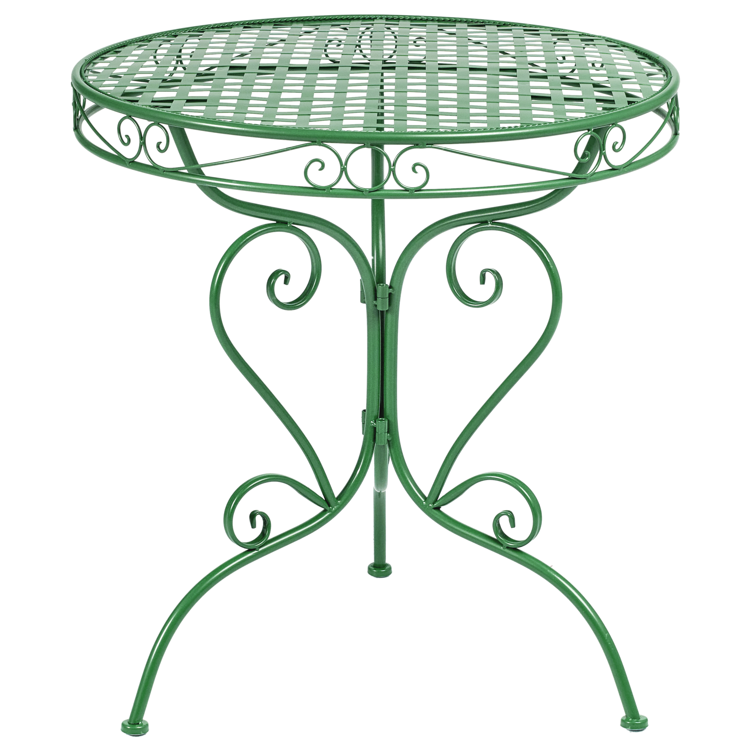 Bistro bord ALBINIA 70 cm 70 cm Metal Grøn