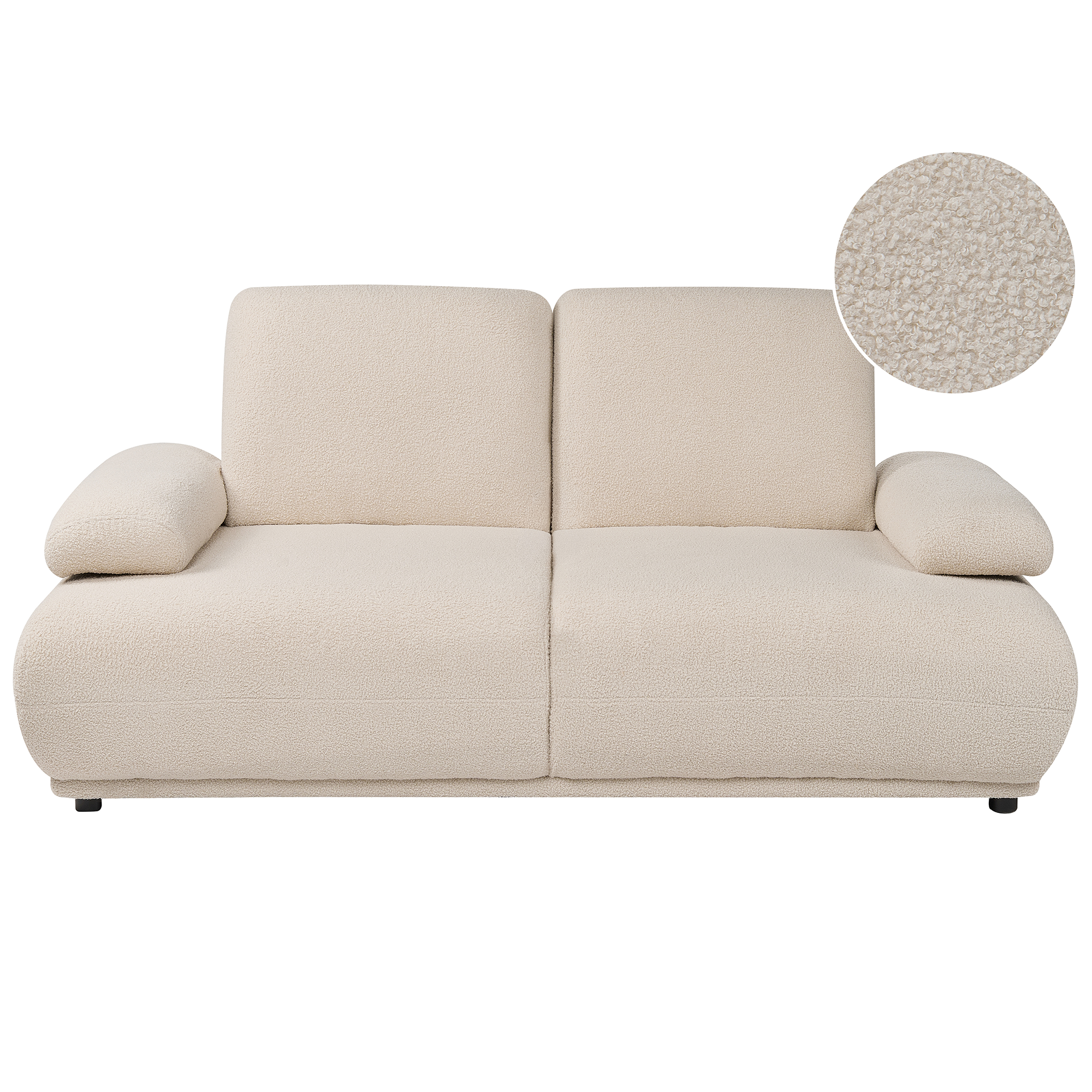 Sofa 2 personers NACKA Boucle Beige
