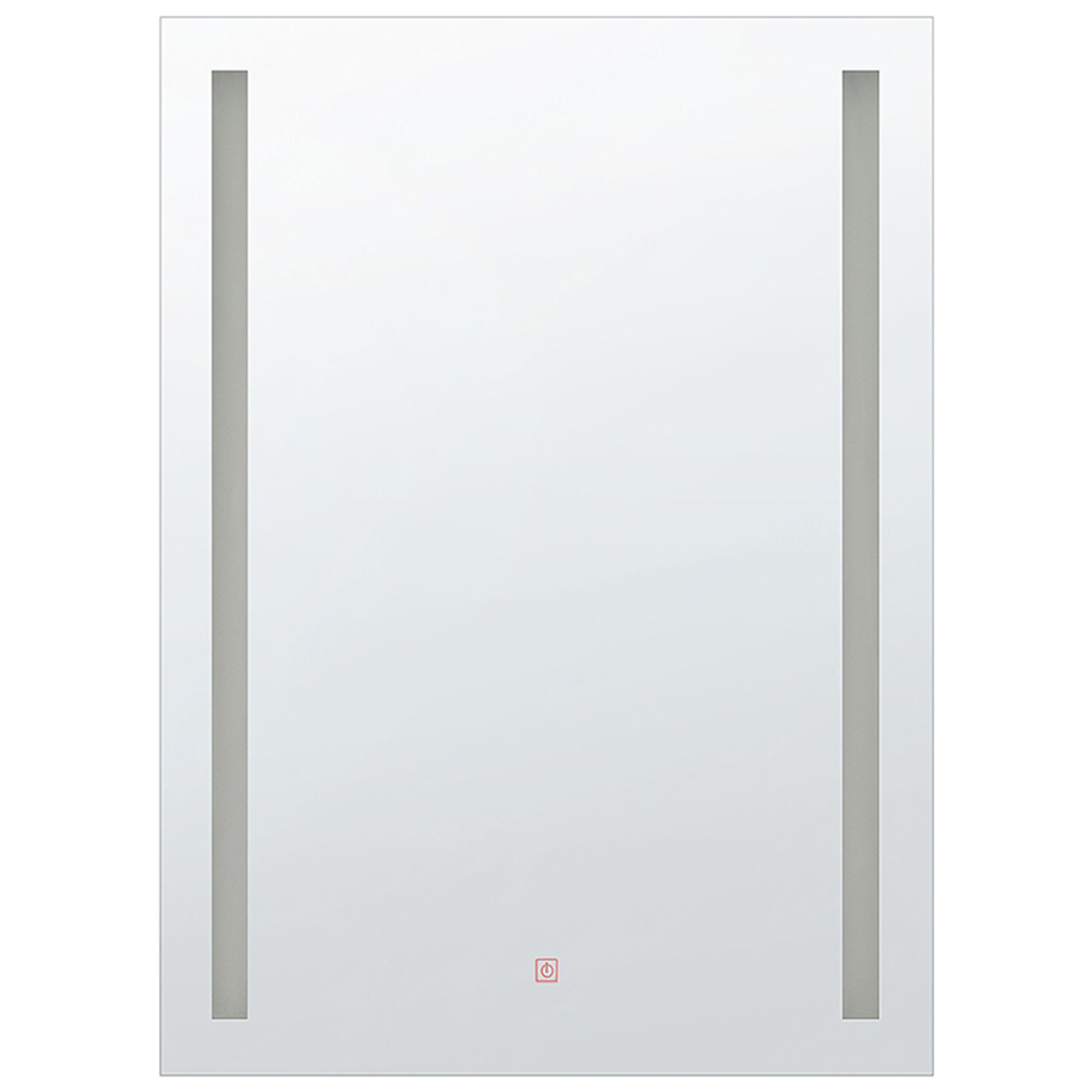 LED-badeværelsesspejl MARTINET 60 cm 80 cm Sølv