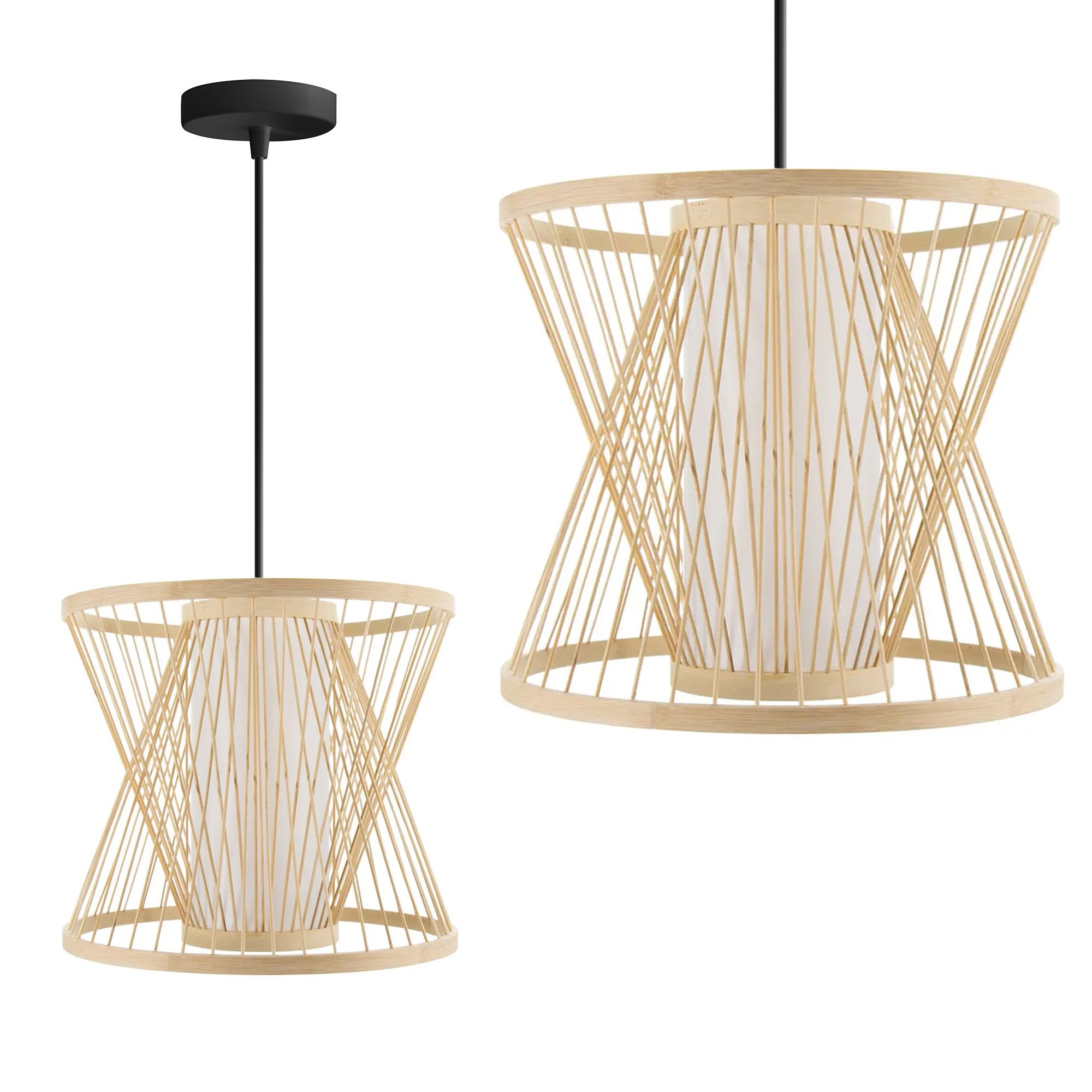 TOOLIGHT hængende loftlampe APP1630-1CP Beige 30x35x30cm