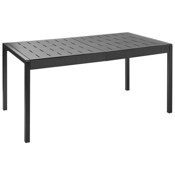 Havebord BARTICA 154 cm 84 cm Sort