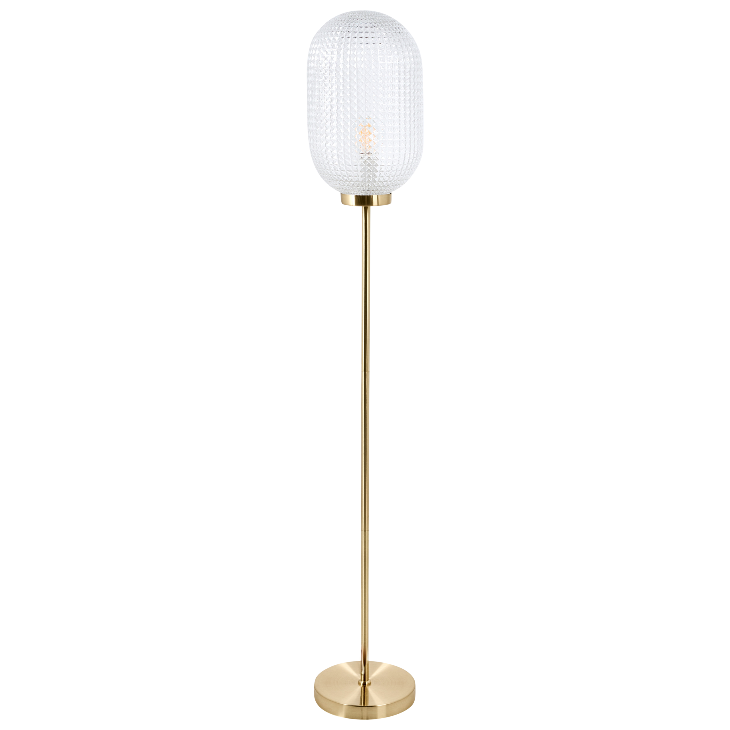 Gulvlampe PORTERO Metal Guld