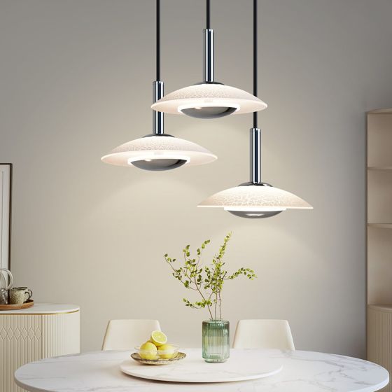 NETTLIFE LED pendellampe spisebord pendellampe moderne design spisestue pendellampe 3000K varm hvid 3 flammer