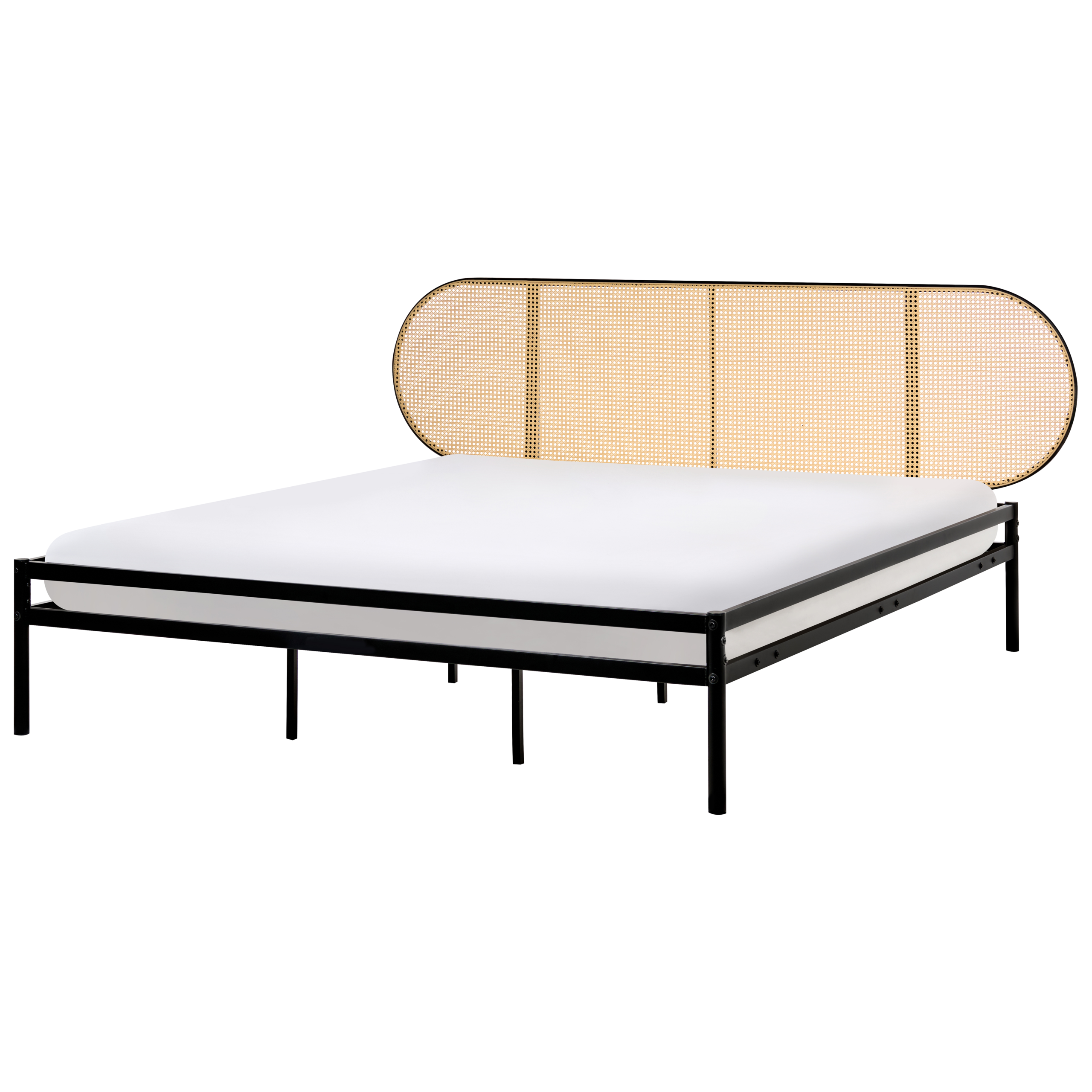 Seng PE-rattan BOULIN 180 x 200 cm Sort