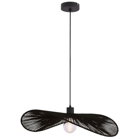 TOOLIGHT hængende loftlampe APP1831-1CP Sort 60x60x16,5cm