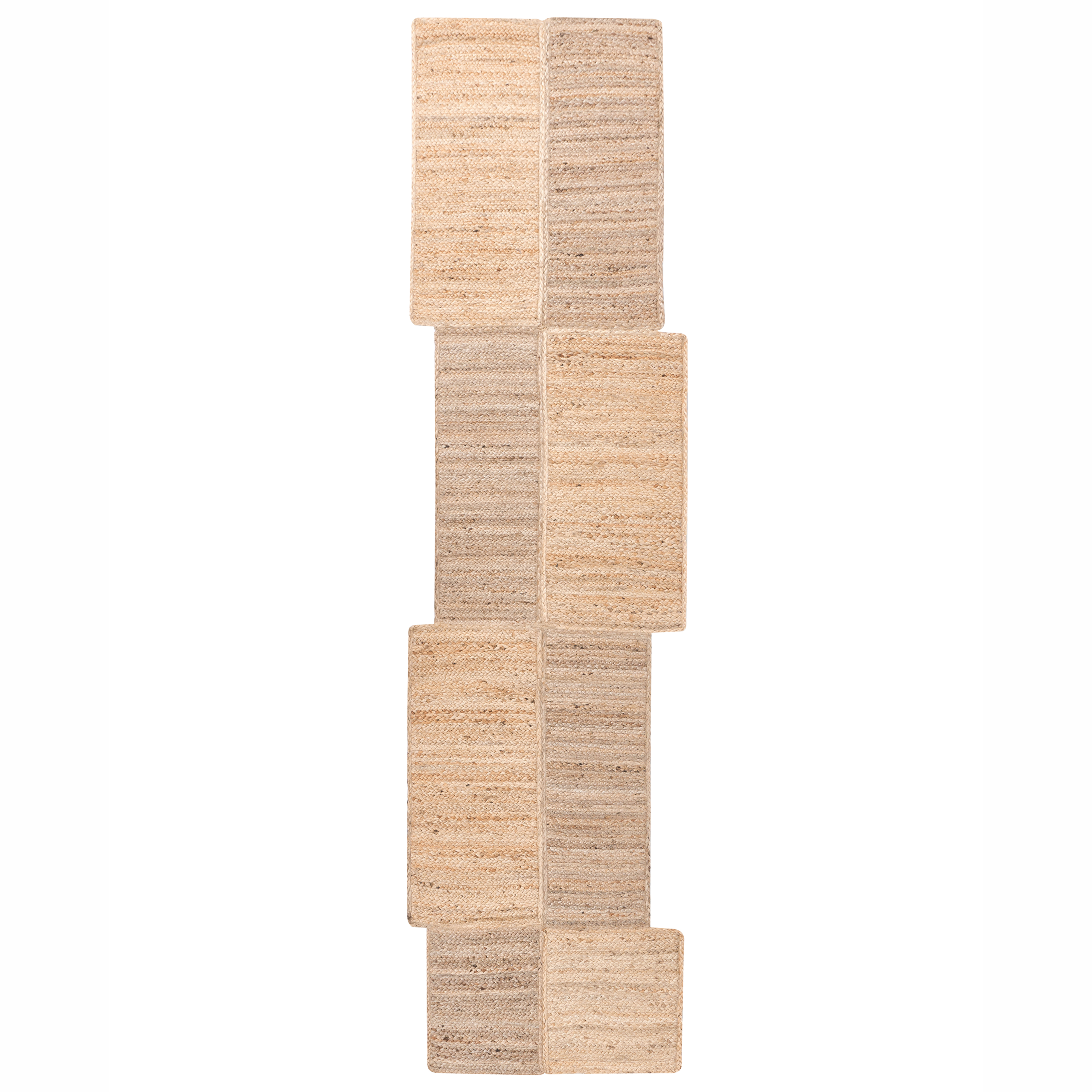 Gulvtæppe SANGLI Beige 80 x 300 cm Jute