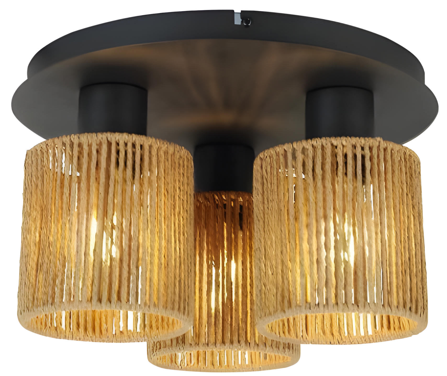 TOOLIGHT hængende loftlampe APP1819-3CPR Sort 23x33x23cm
